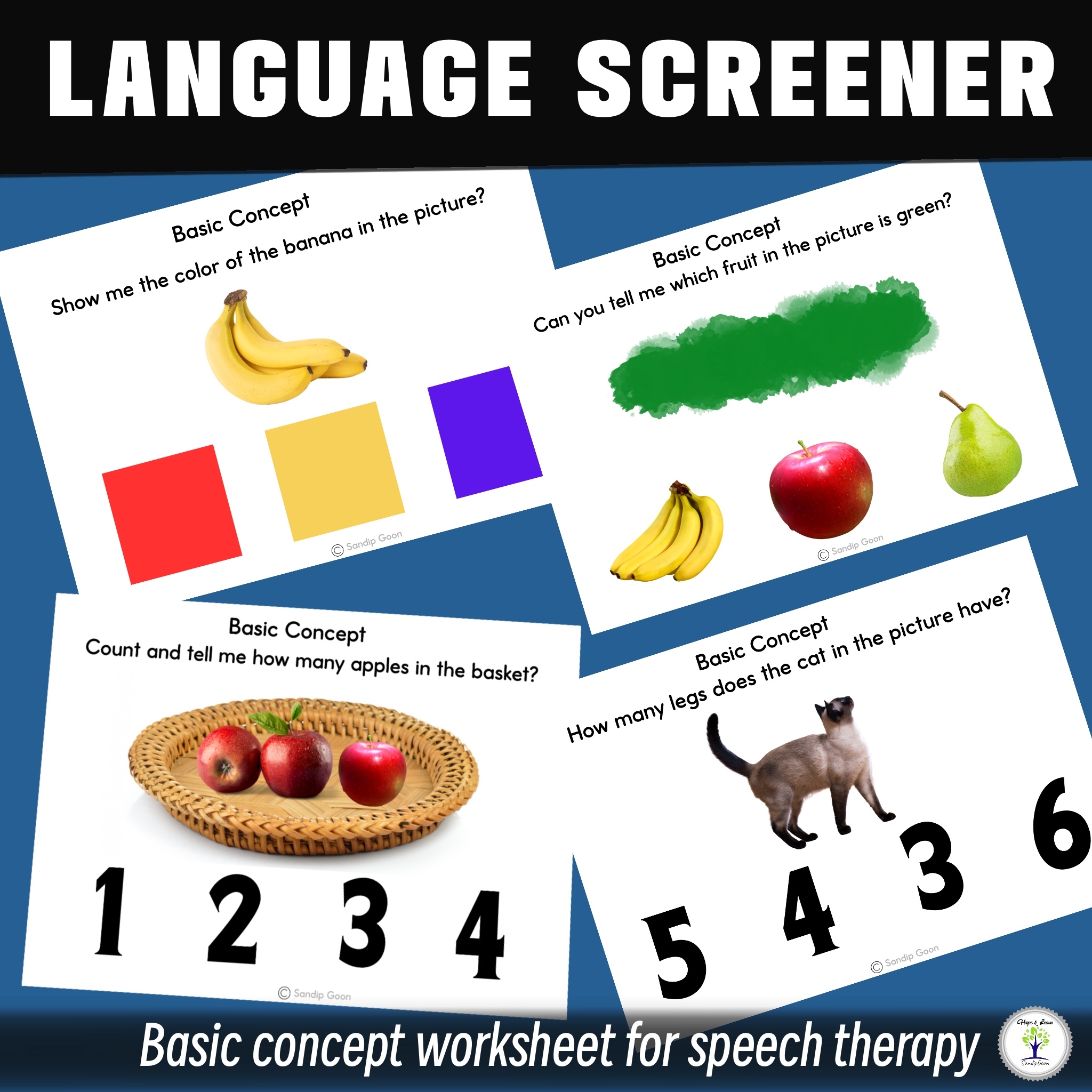 Free Printable Speech And Language Worksheets