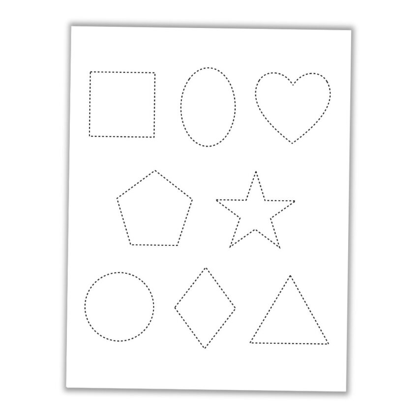 Free Tracing Cutting Worksheets The Craft at Home Family