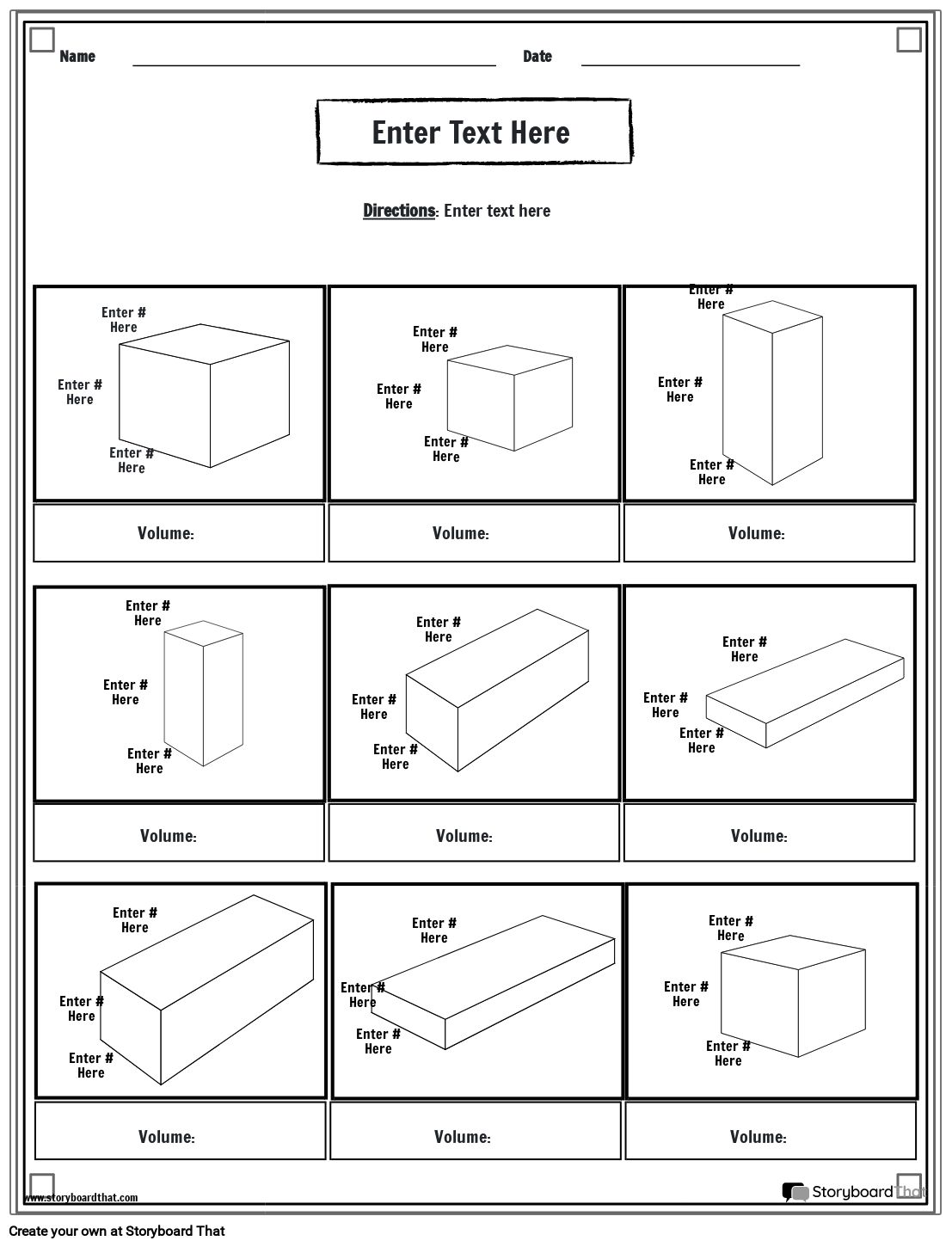Free Volume Worksheets For 4th Grade