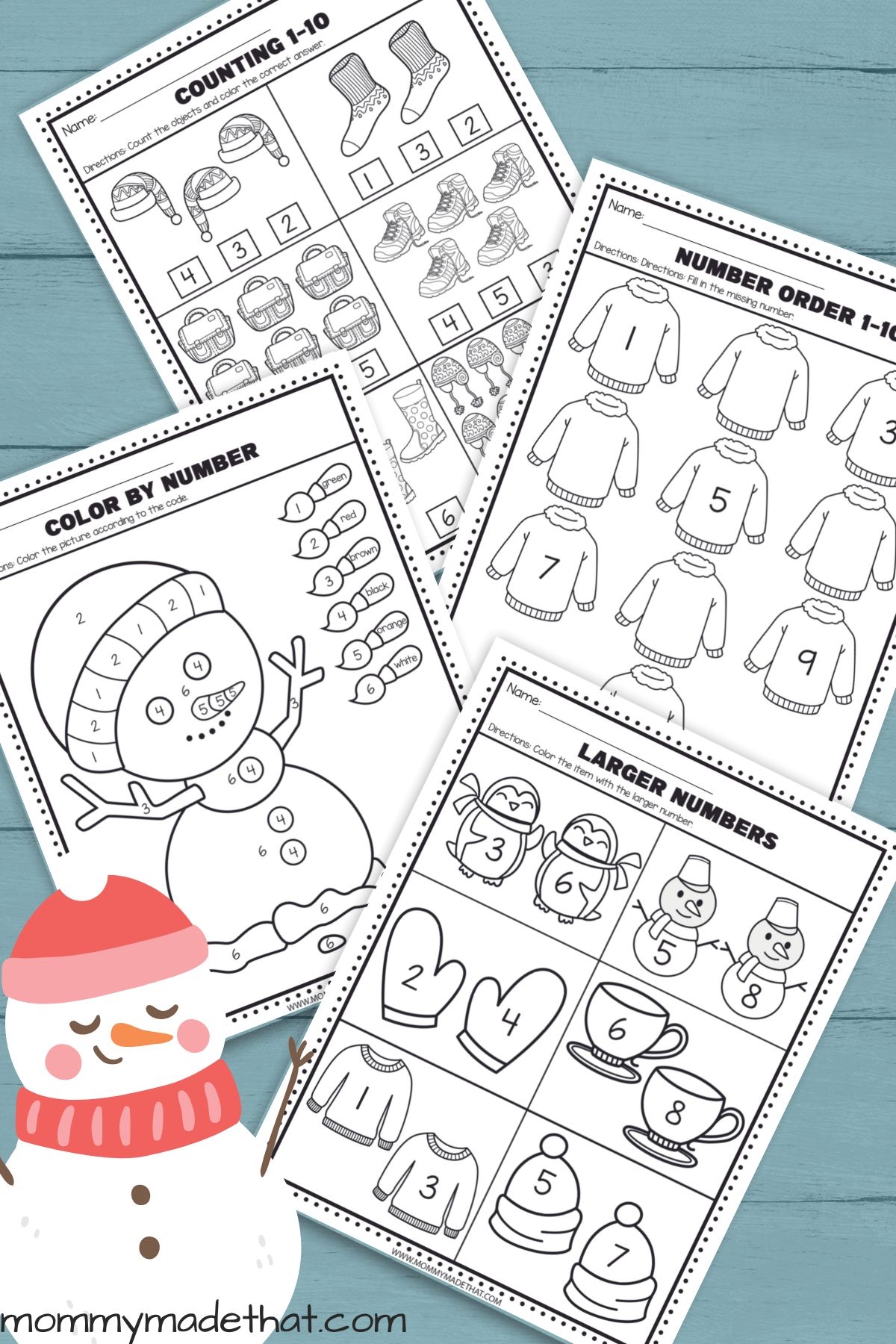 Free Winter Preschool Worksheets Great For Kindergarten Too Free Winter Preschool Worksheets Great For Kindergarten Too