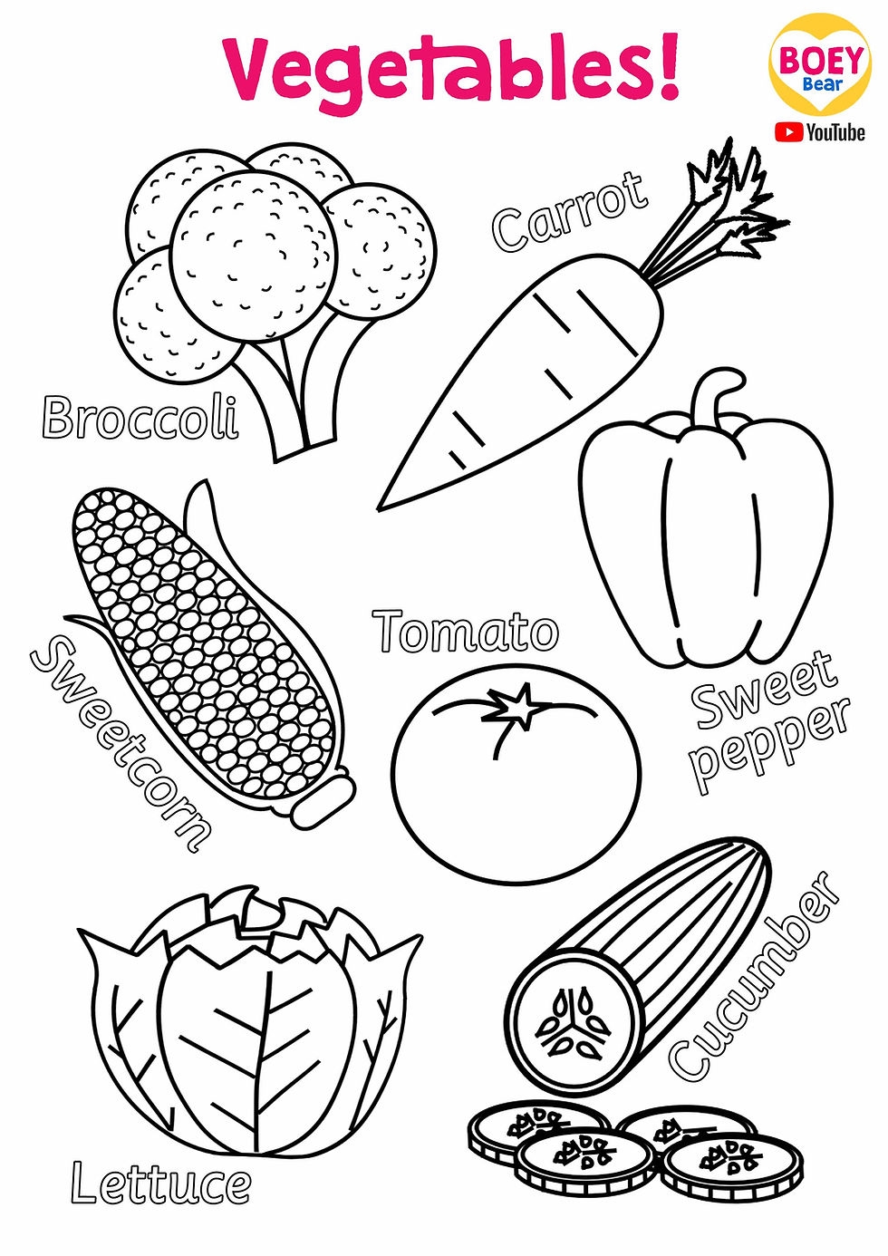 Fruit Veg YUMMY FREE Printable