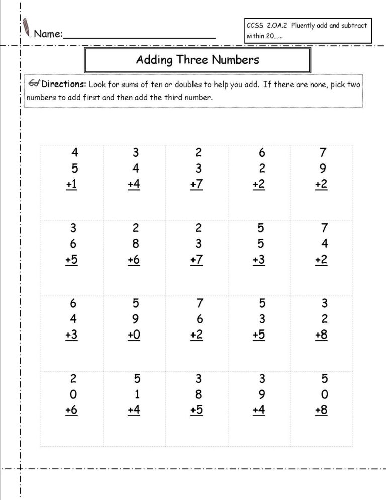 Fun AAA Math Worksheets Activity Shelter Worksheets Library