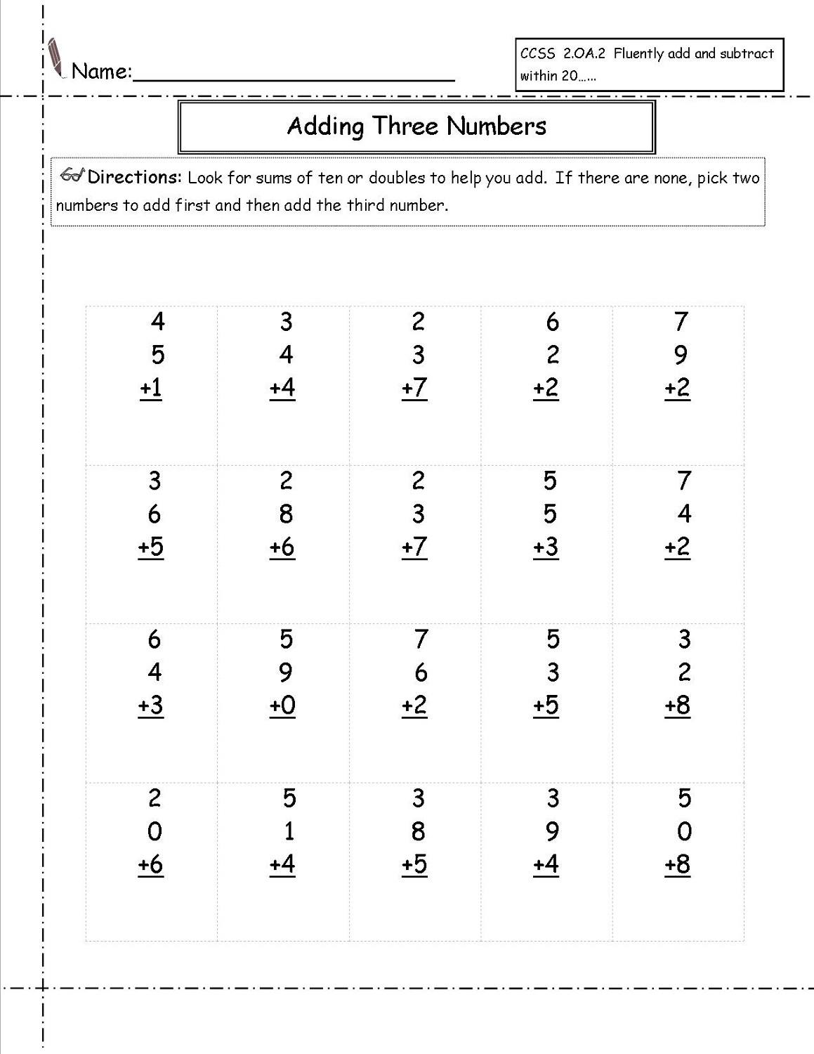 Fun AAA Math Worksheets Activity Shelter Worksheets Library