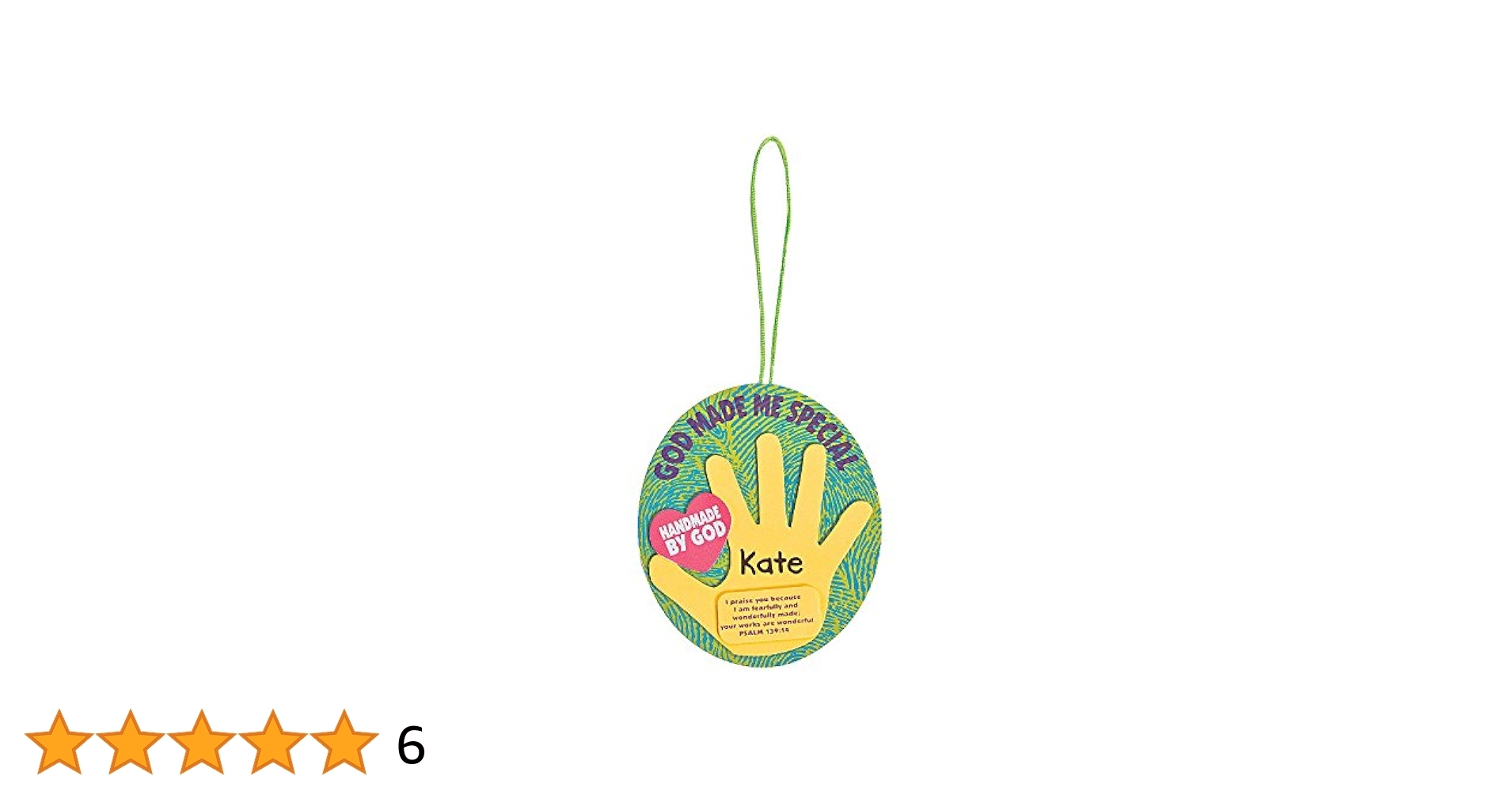 Fun Express God Made Me Special Handprint ORN Ck12 Crafts For Kids And Fun Home Activities VBS Vacation Bible School Supplies Decor Toys U0026 Games Amazon