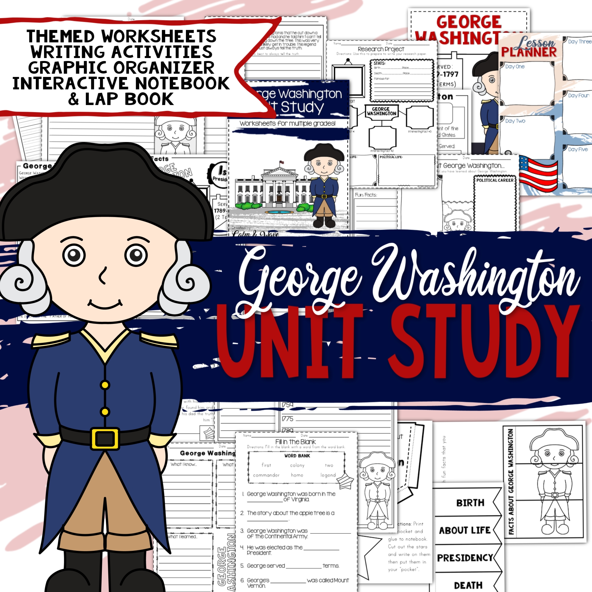Free Printable George Washington Worksheets Free Printable George Washington Worksheets