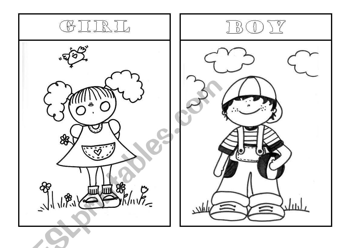 Free Printable Boy Girl Worksheet Free Printable Boy Girl Worksheet