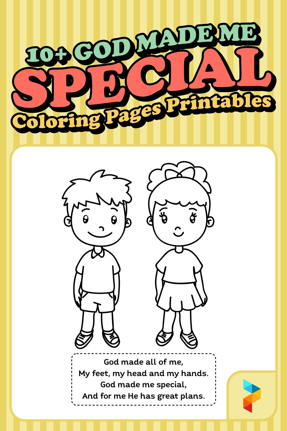 God Made Me Special Coloring Pages 20 Free PDF Printables Printablee