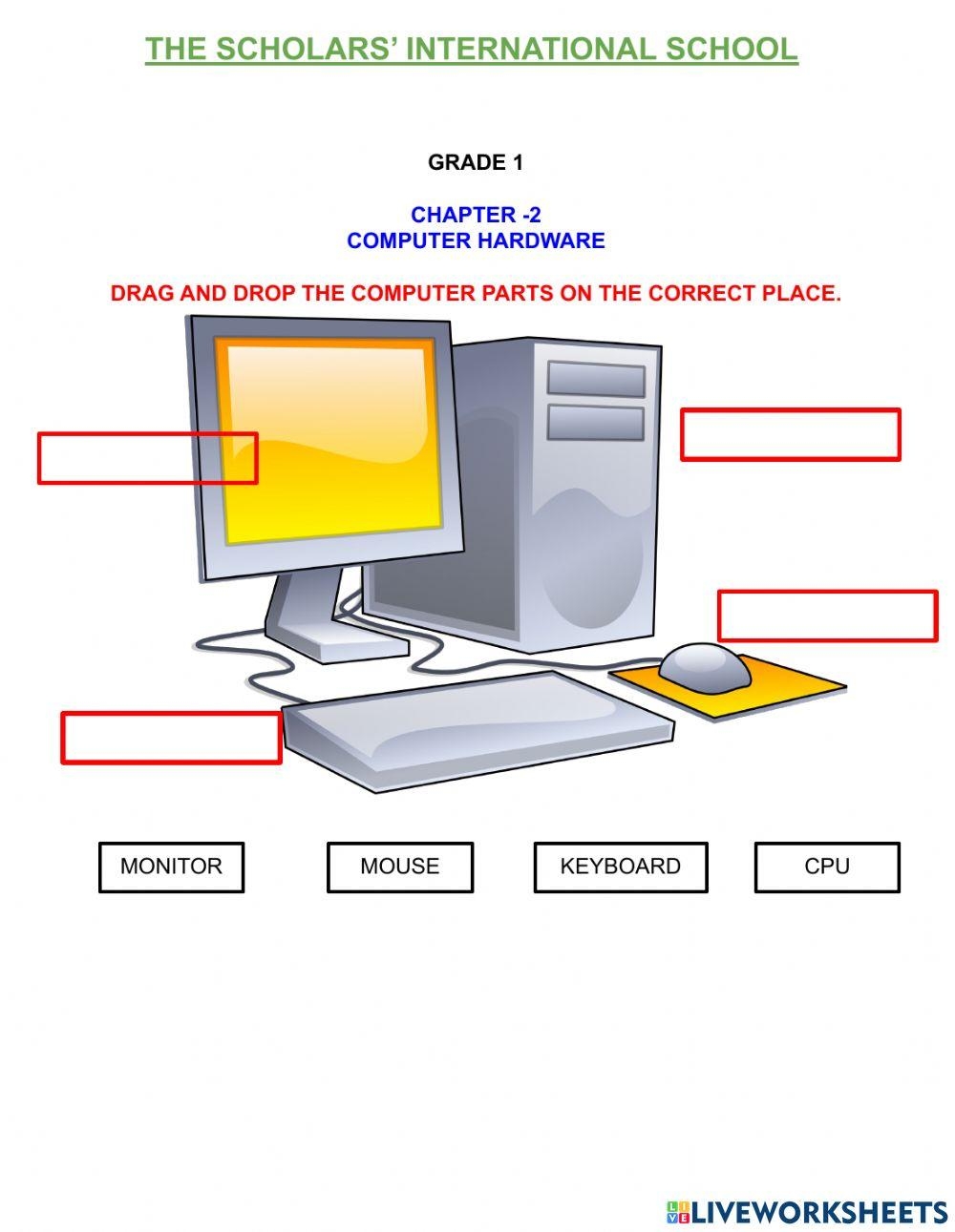 Free Computer Worksheets For Grade 1 Free Computer Worksheets For Grade 1