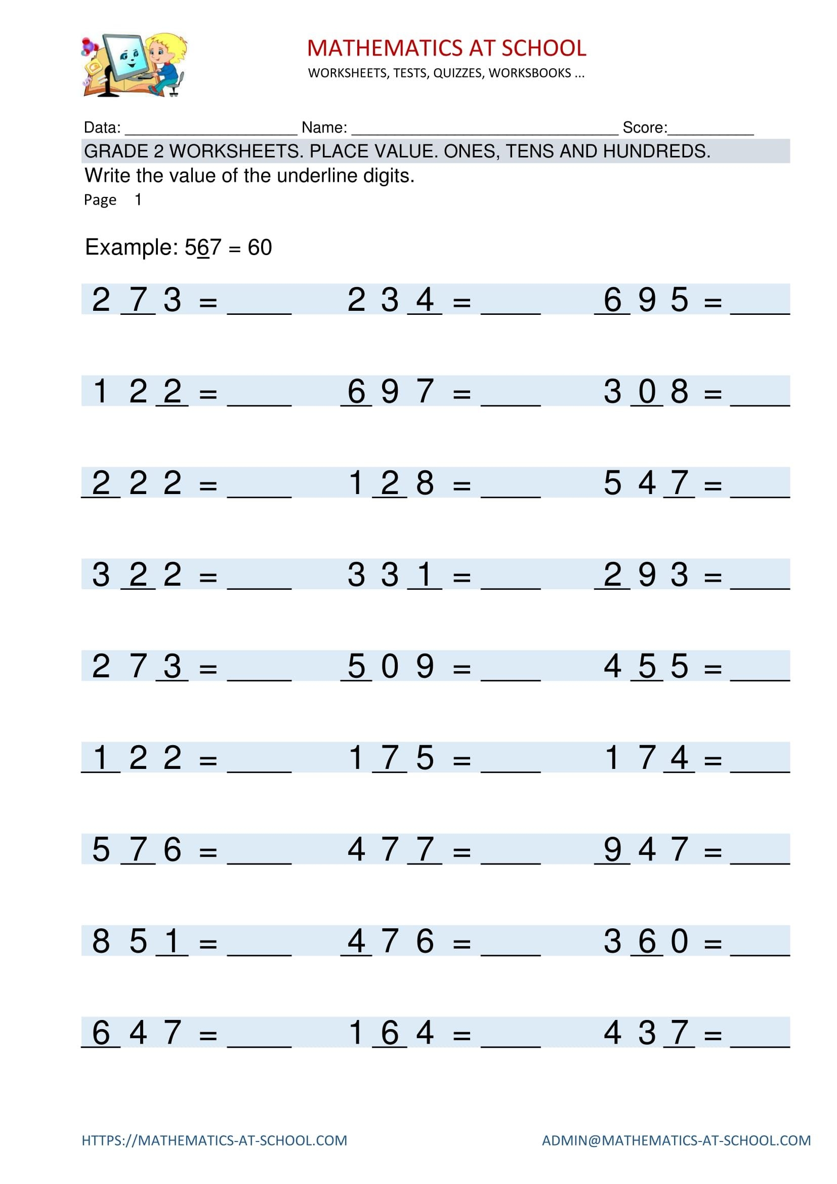 Grade 2 Maths Worksheets And Free Download Printable Pdf Sheets 2 Grade 2 Maths Worksheets And Free Download Printable Pdf Sheets 2