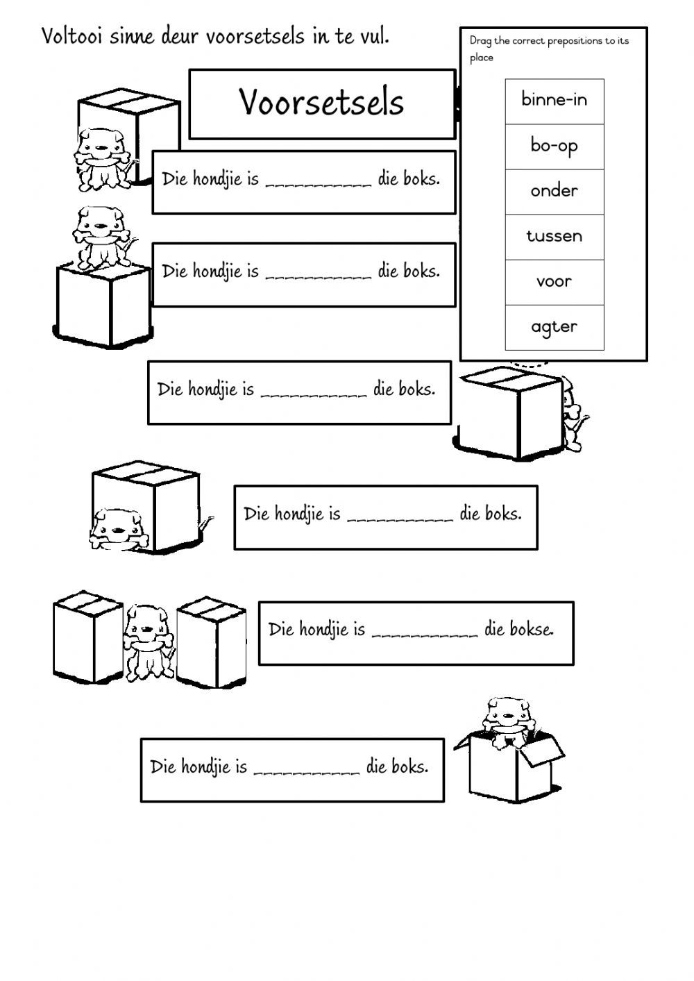 Grade 5 Afrikaans Afrikaans Afrikaans Language Language Worksheets