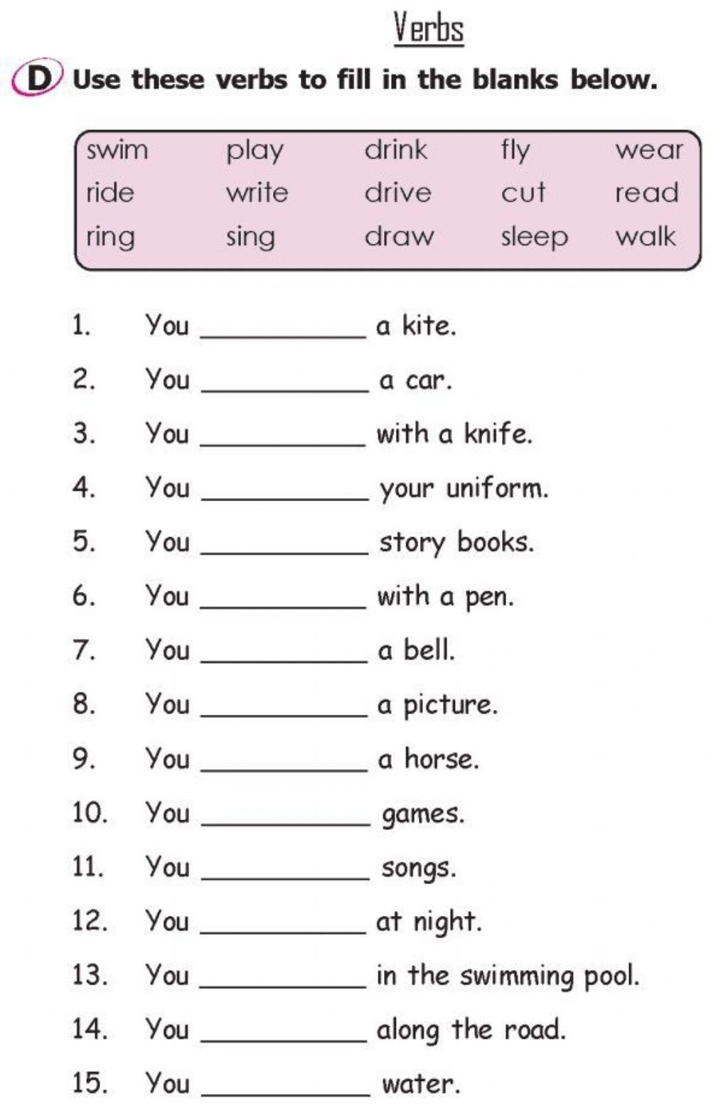 Grammar 2nd Grade Worksheet Live Worksheets Worksheets Library