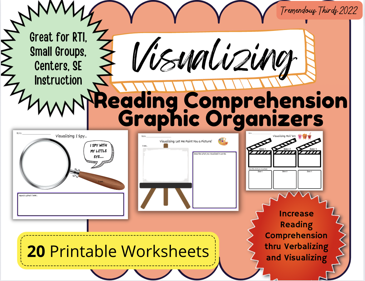 Graphic Organizer Worksheets Visualizing Strategy For Reading Comprehension Made By Teachers Graphic Organizer Worksheets Visualizing Strategy For Reading Comprehension Made By Teachers