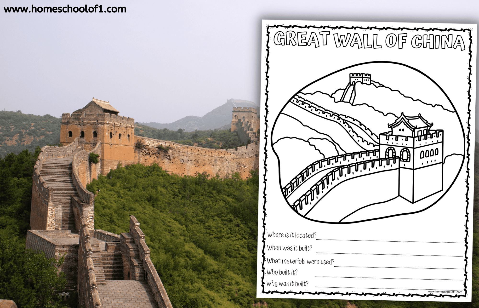 Great Wall Of China Worksheet U0026 Fun Facts For Kids Great Wall Of China Worksheet U0026 Fun Facts For Kids