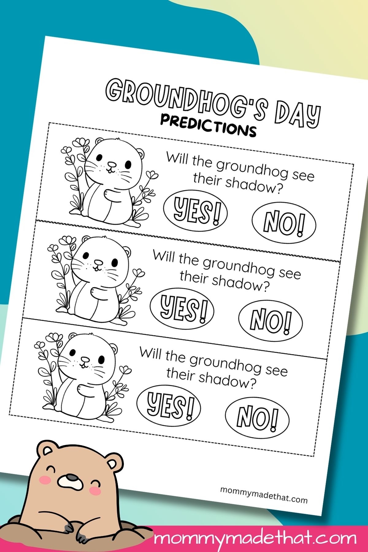 Groundhog Day Printables Lots Of Fun Free Printables Groundhog Day Printables Lots Of Fun Free Printables