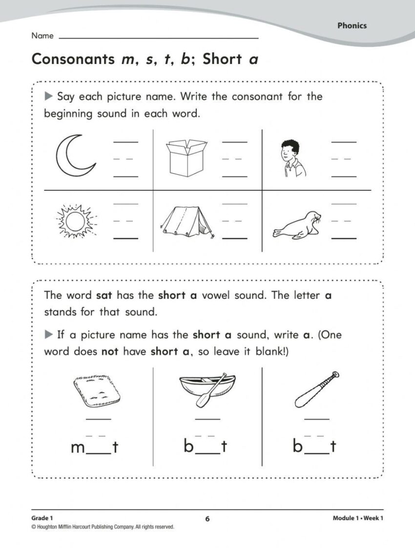 HMH Into Reading Module 1 Week 1 Pg 6 7 Online Exercise For Live Worksheets Library