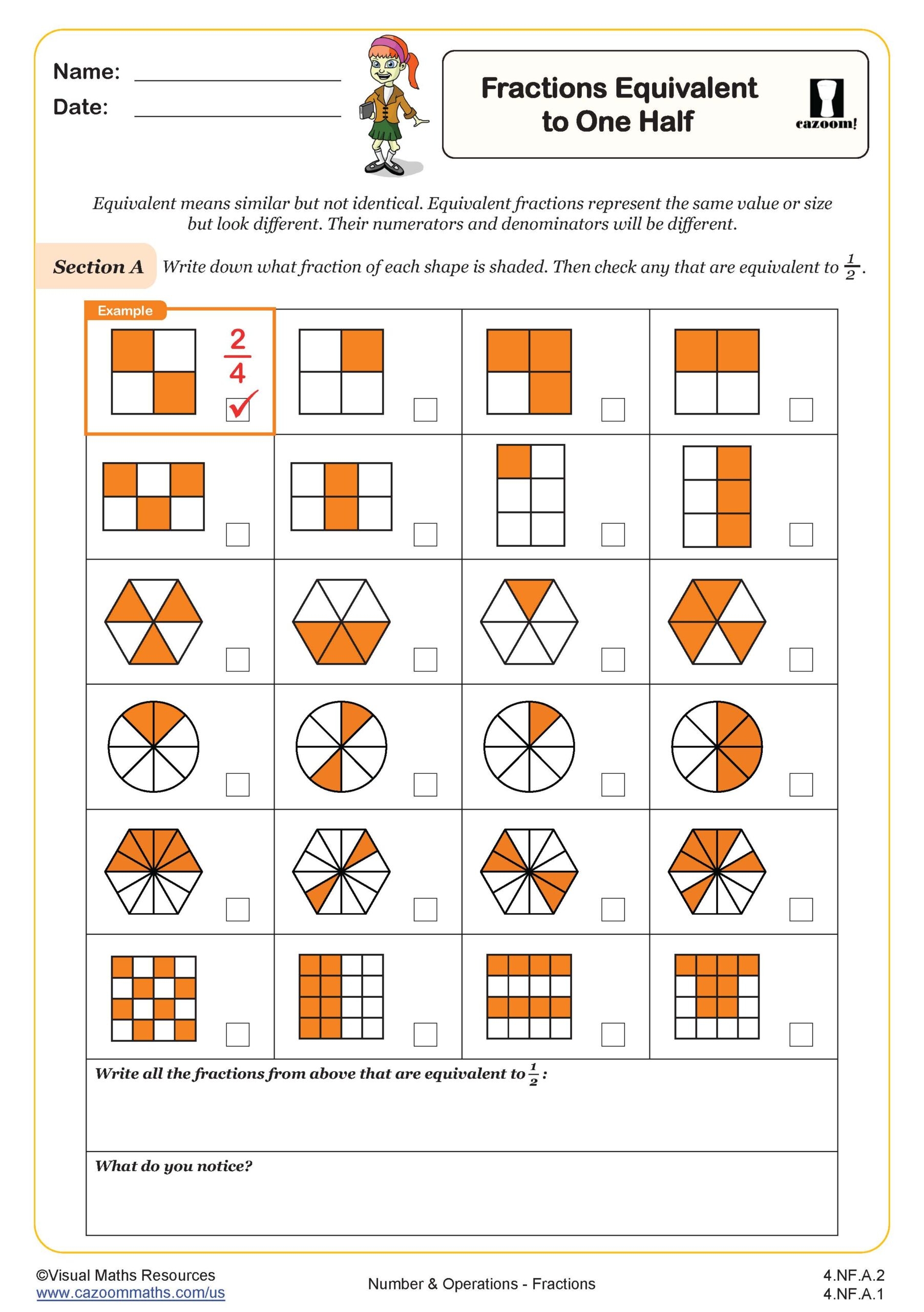 Home Cazoom Math Worksheets