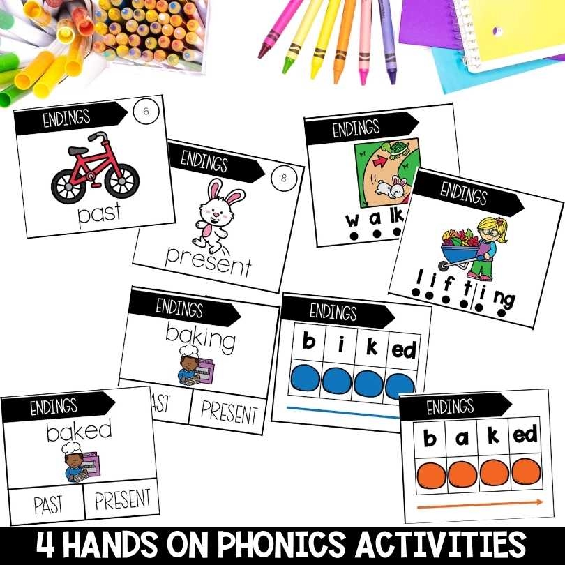 Inflectional Endings Worksheets Activities Games 2nd Grade Phonics Spelling The Mountain Teacher