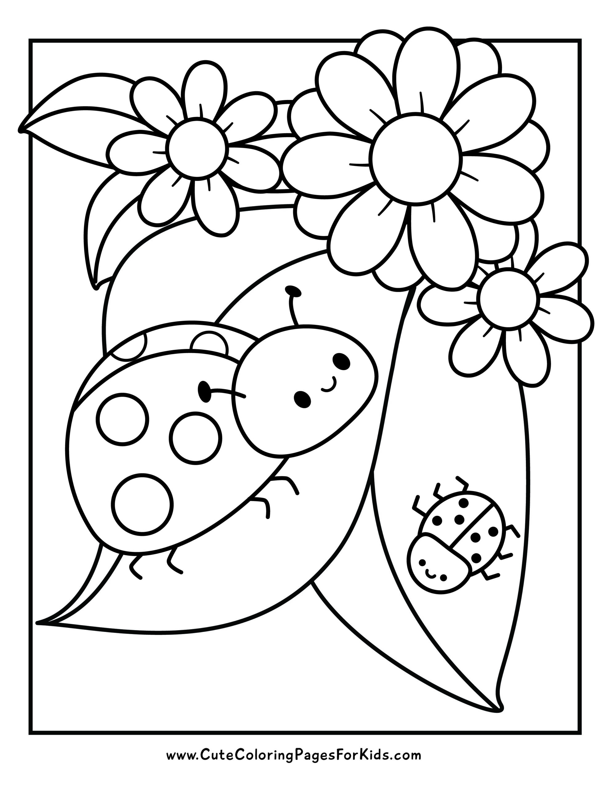 Preschool Printable Insect Coloring Pages Preschool Printable Insect Coloring Pages