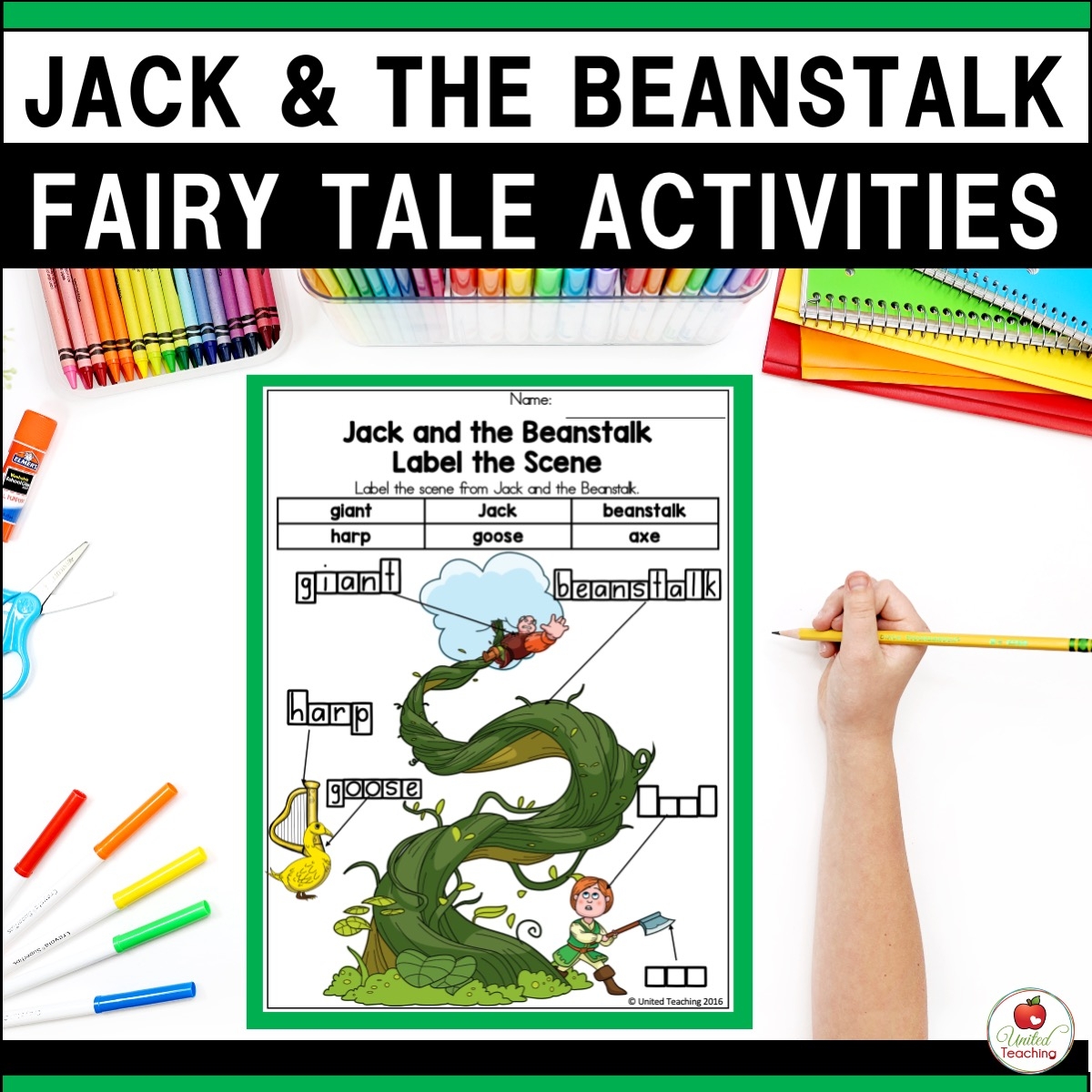 Jack And The Beanstalk Fairy Tale Activities United Teaching Jack And The Beanstalk Fairy Tale Activities United Teaching