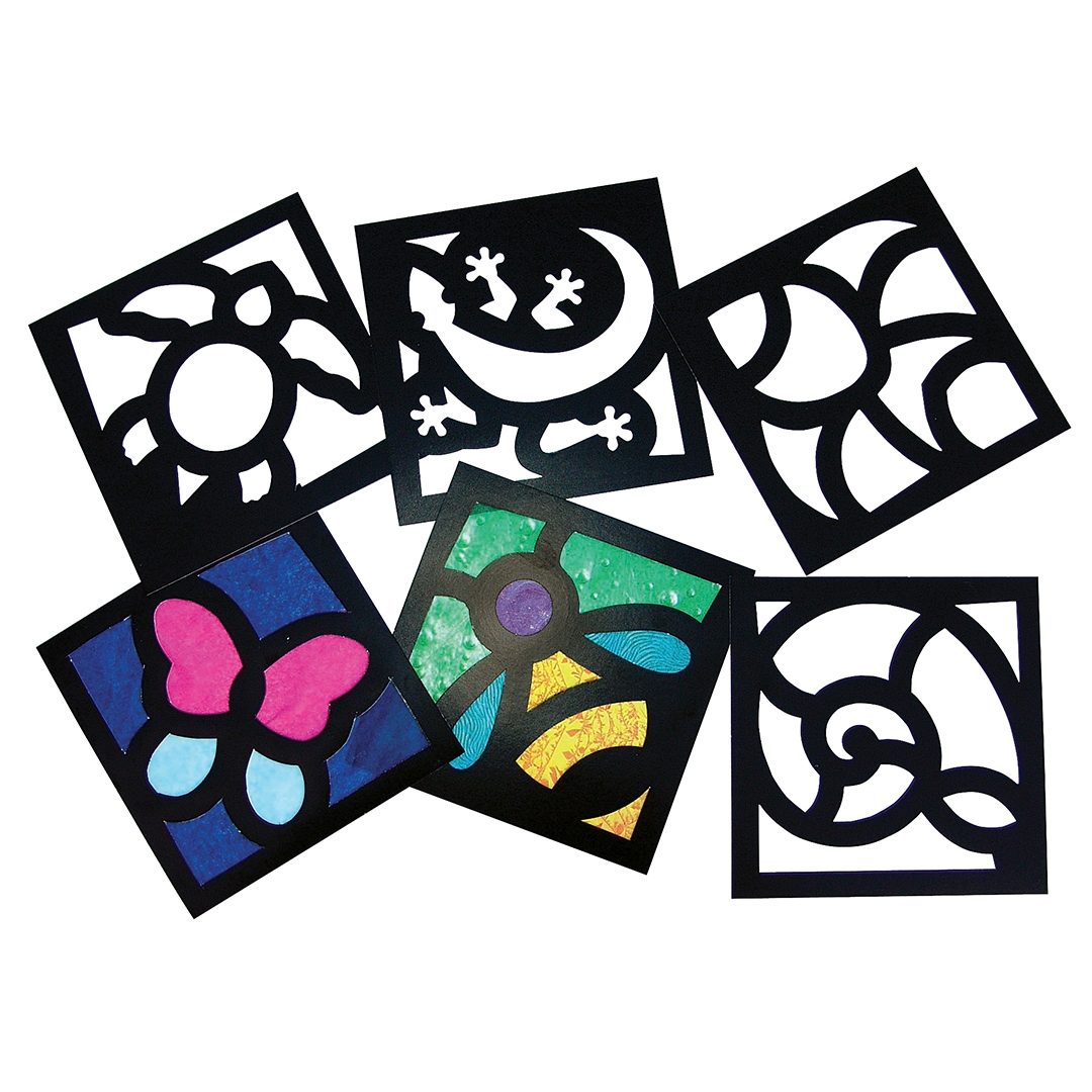 Junior Stained Glass Frames Roylco