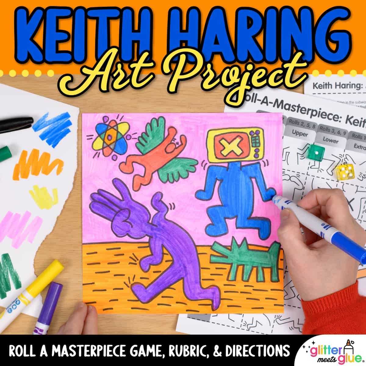 Printable Keith Haring Worksheet