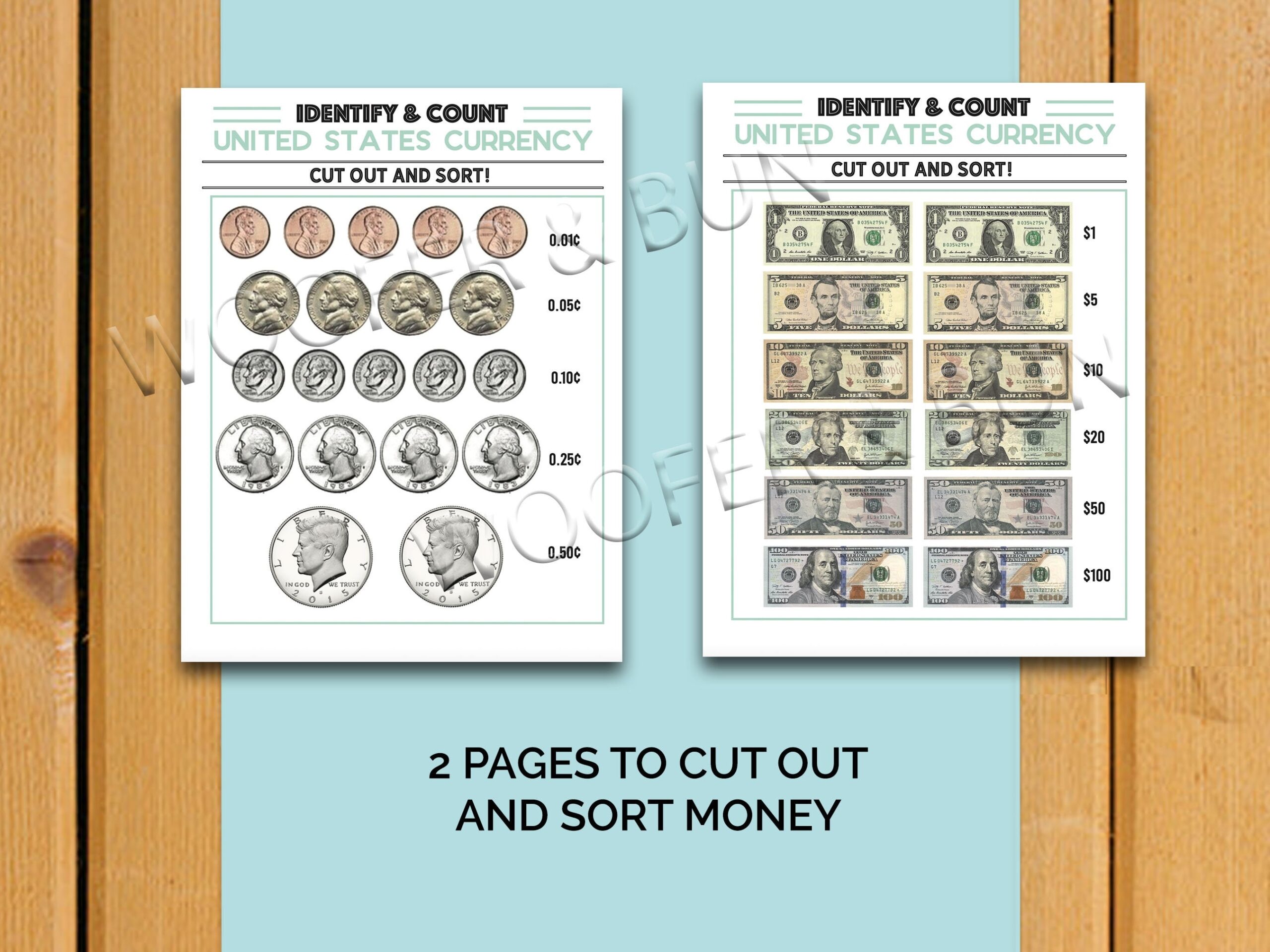 Kids US Currency Learning Pages Count And Identify US Money Paper And Coins 9 Pg INCLUDED Printable Money Math Sorting U0026 More Etsy Kids US Currency Learning Pages Count And Identify US Money Paper And Coins 9 Pg INCLUDED Printable Money Math Sorting U0026 More Etsy