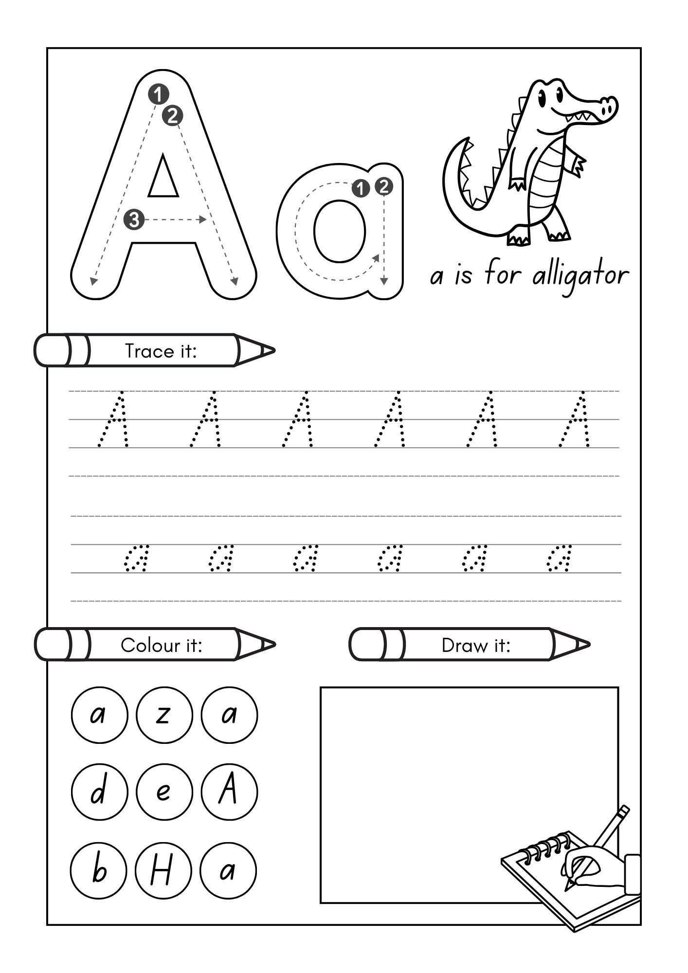 Kindergarten Alphabet Worksheet By Fjosh Raket PH