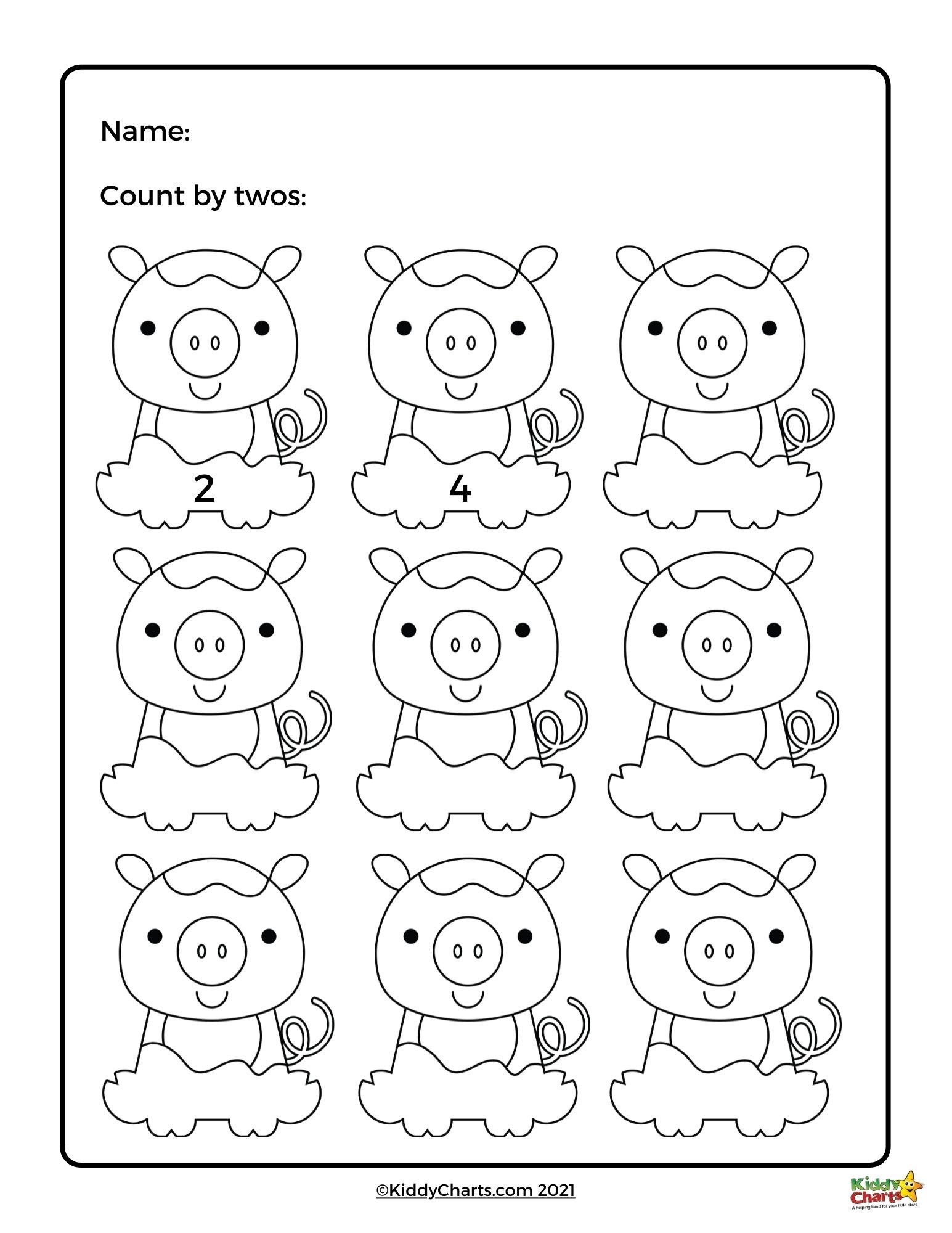 Kindergarten Math Worksheets Animal Math Worksheets KiddyCharts 