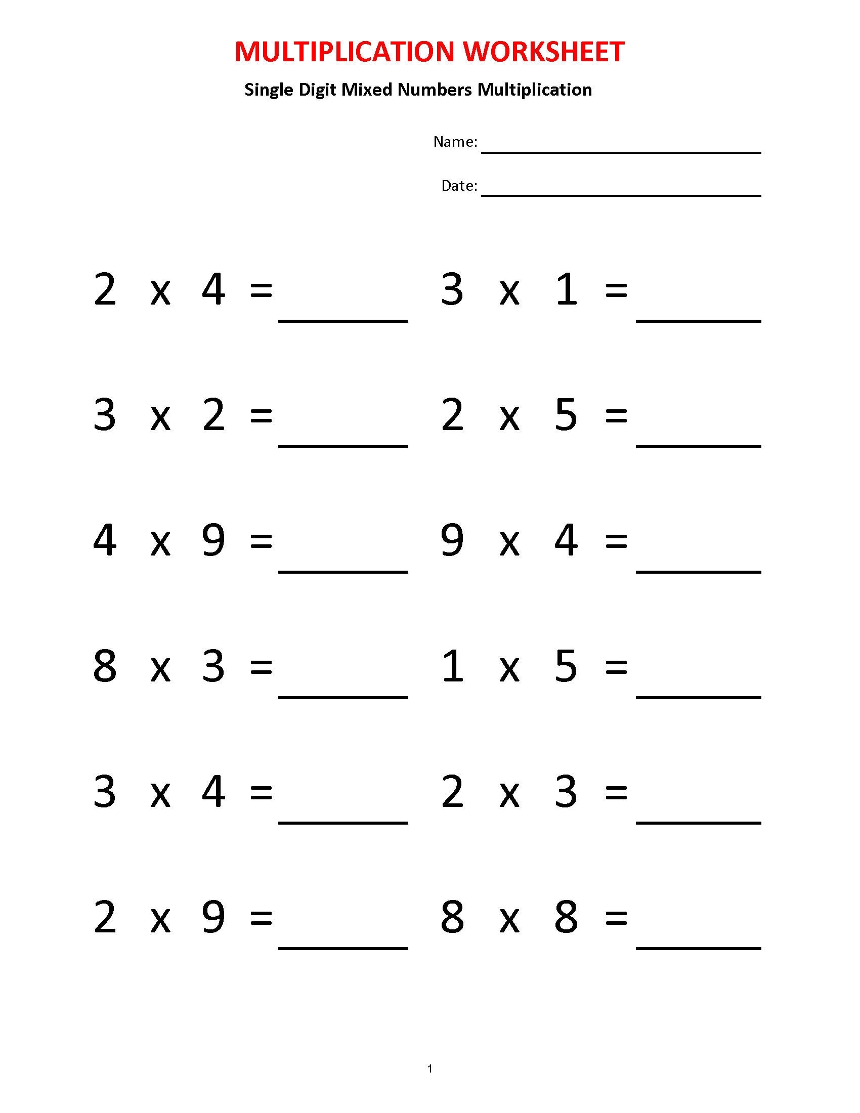 Printable Kumon Worksheets For Grade 1