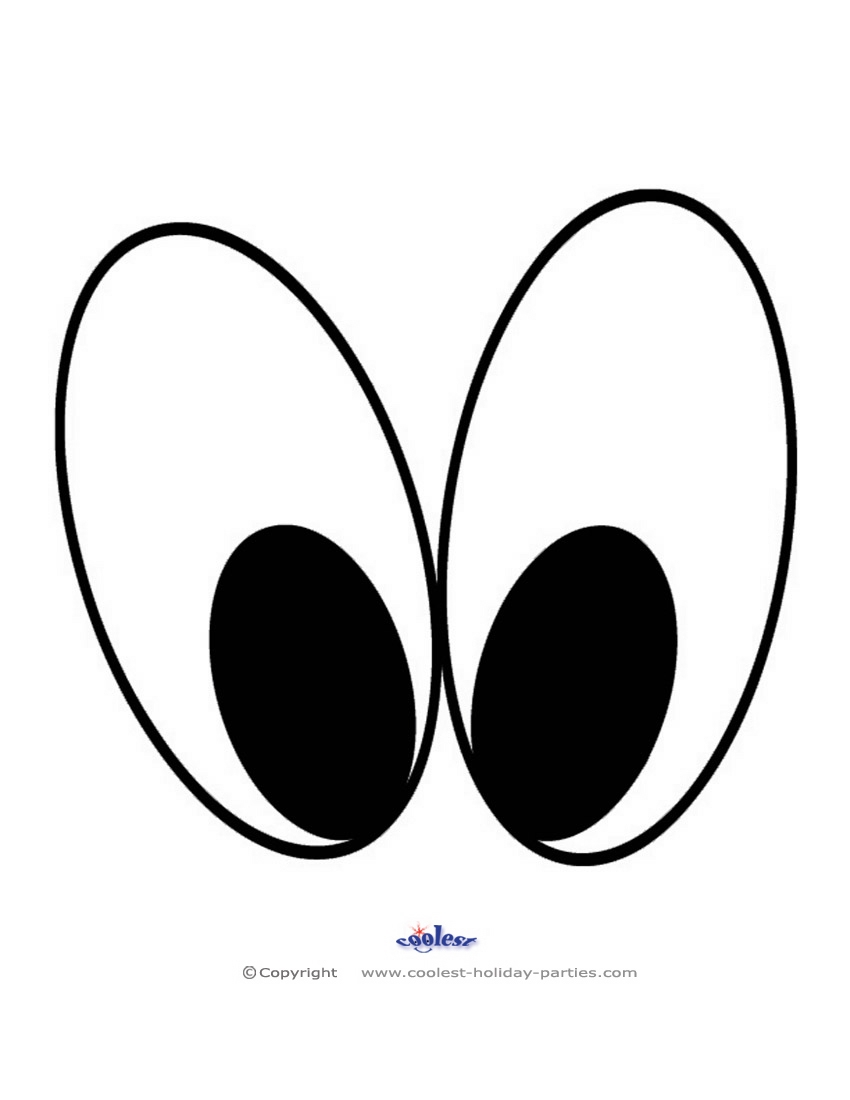Large Printable Eye Balls For Preschool