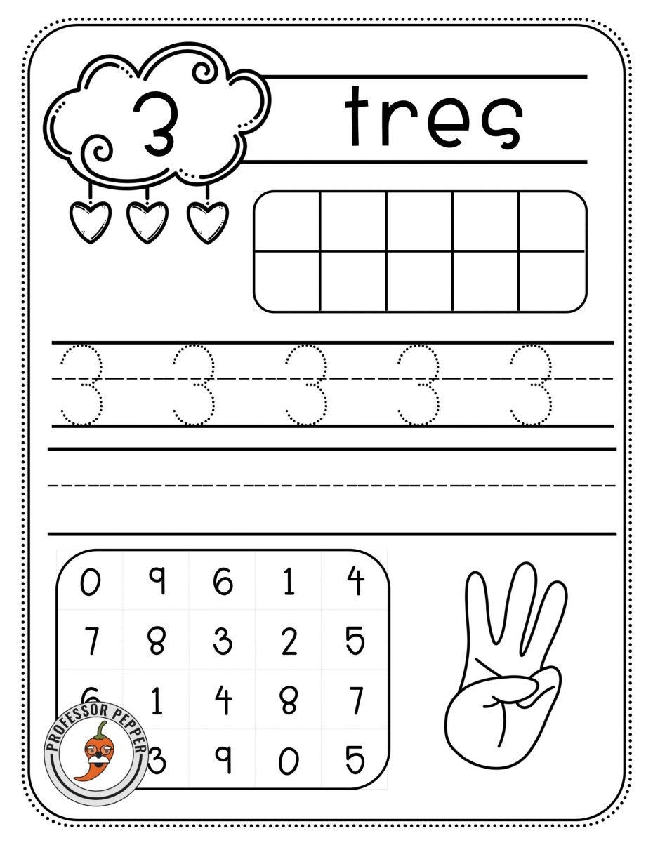 Learn Spanish Activity Worksheets Kids Etsy UK Worksheets Library