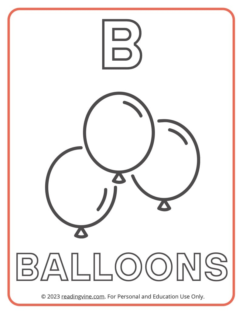 Letter B Coloring Pages Free Printable Sheets For Preschool Letter B Coloring Pages Free Printable Sheets For Preschool