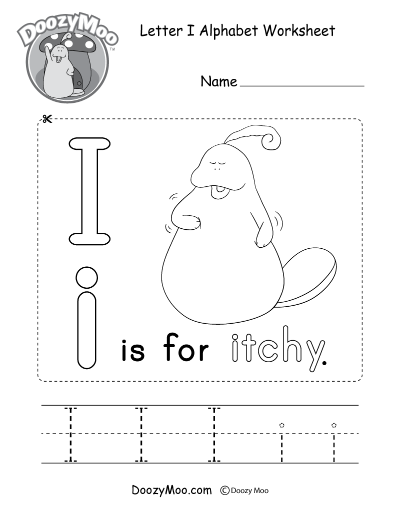 Letter I Preschool Printables