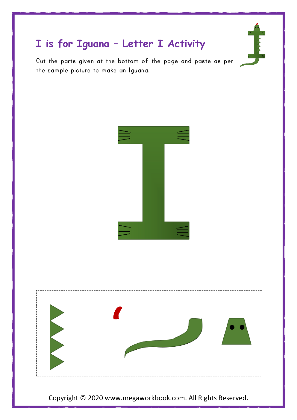 Printable Letter I Worksheet Printable Letter I Worksheet