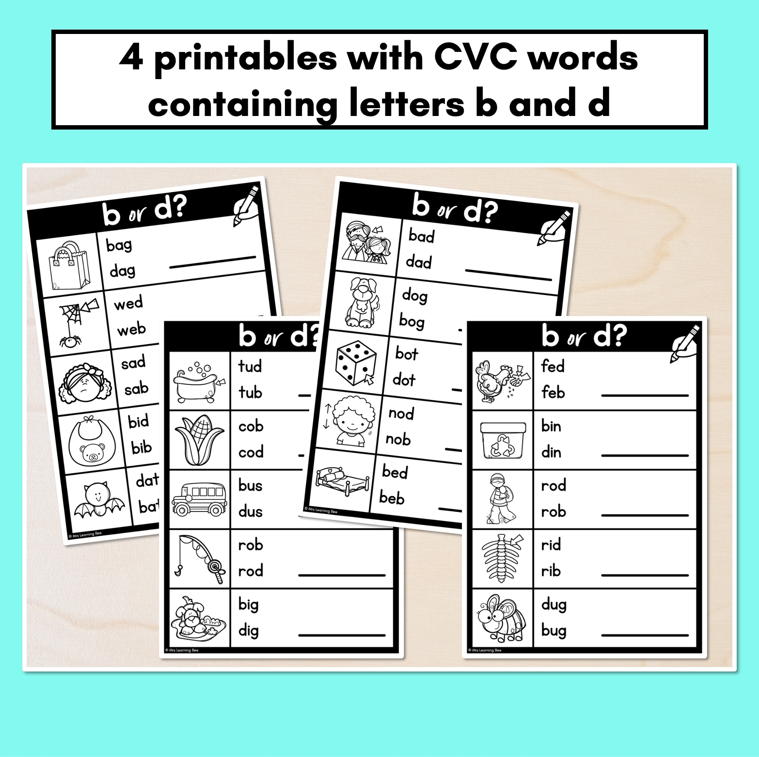 Printable B And D Worksheets Printable B And D Worksheets