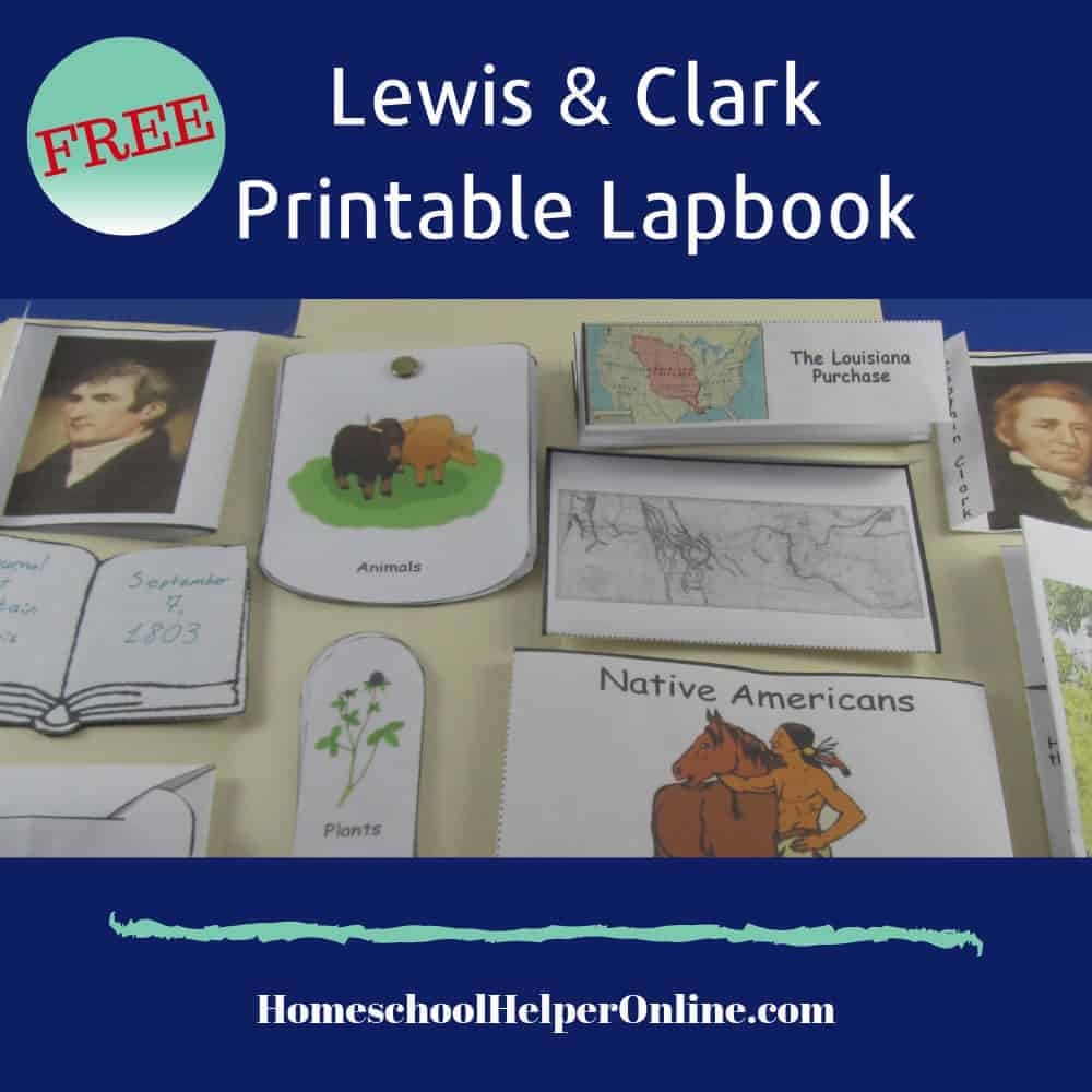 Lewis And Clark Lapbook Homeschool Helper Online Lewis And Clark Lapbook Homeschool Helper Online