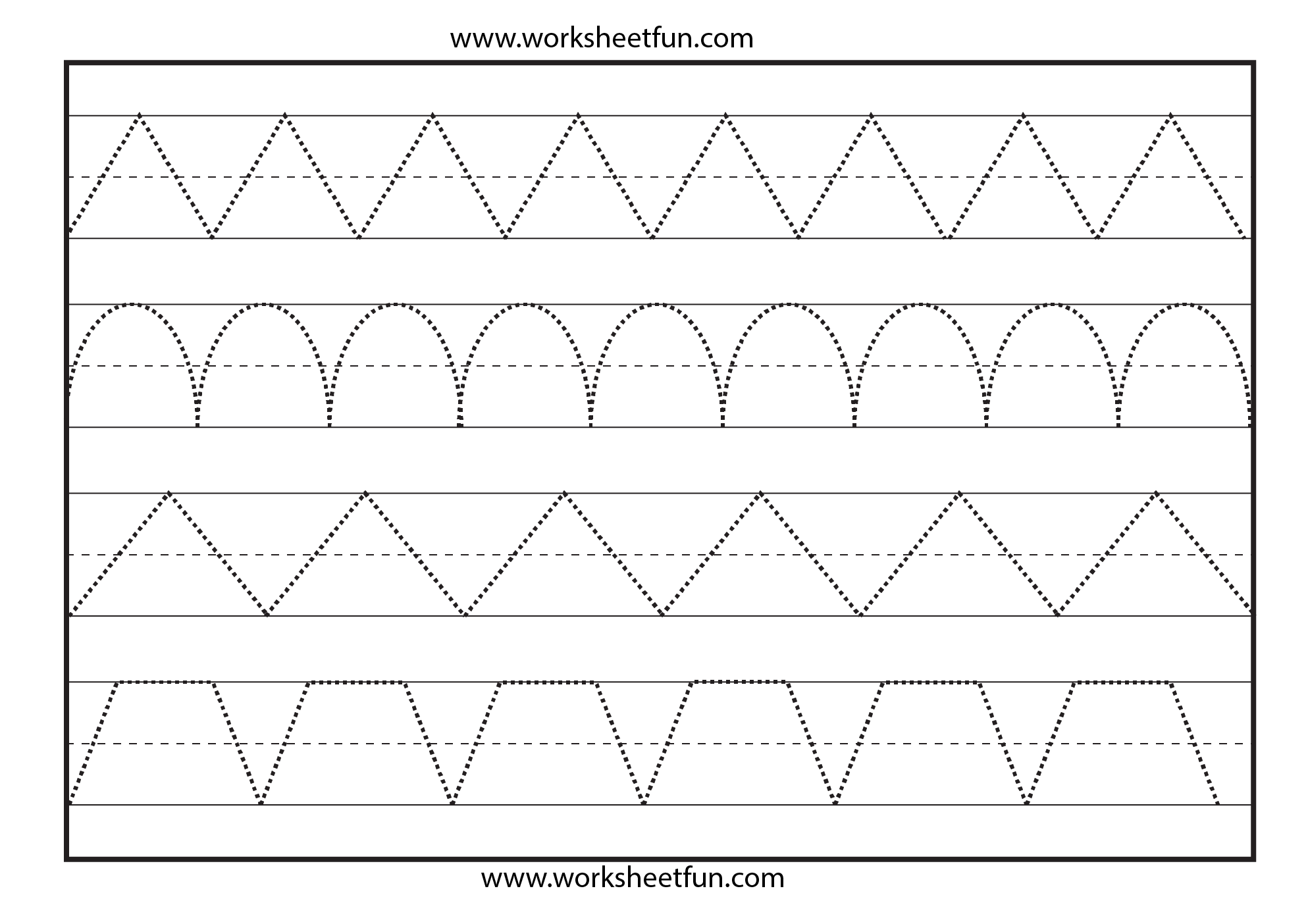 Line Tracing 1 Worksheet FREE Printable Worksheets 