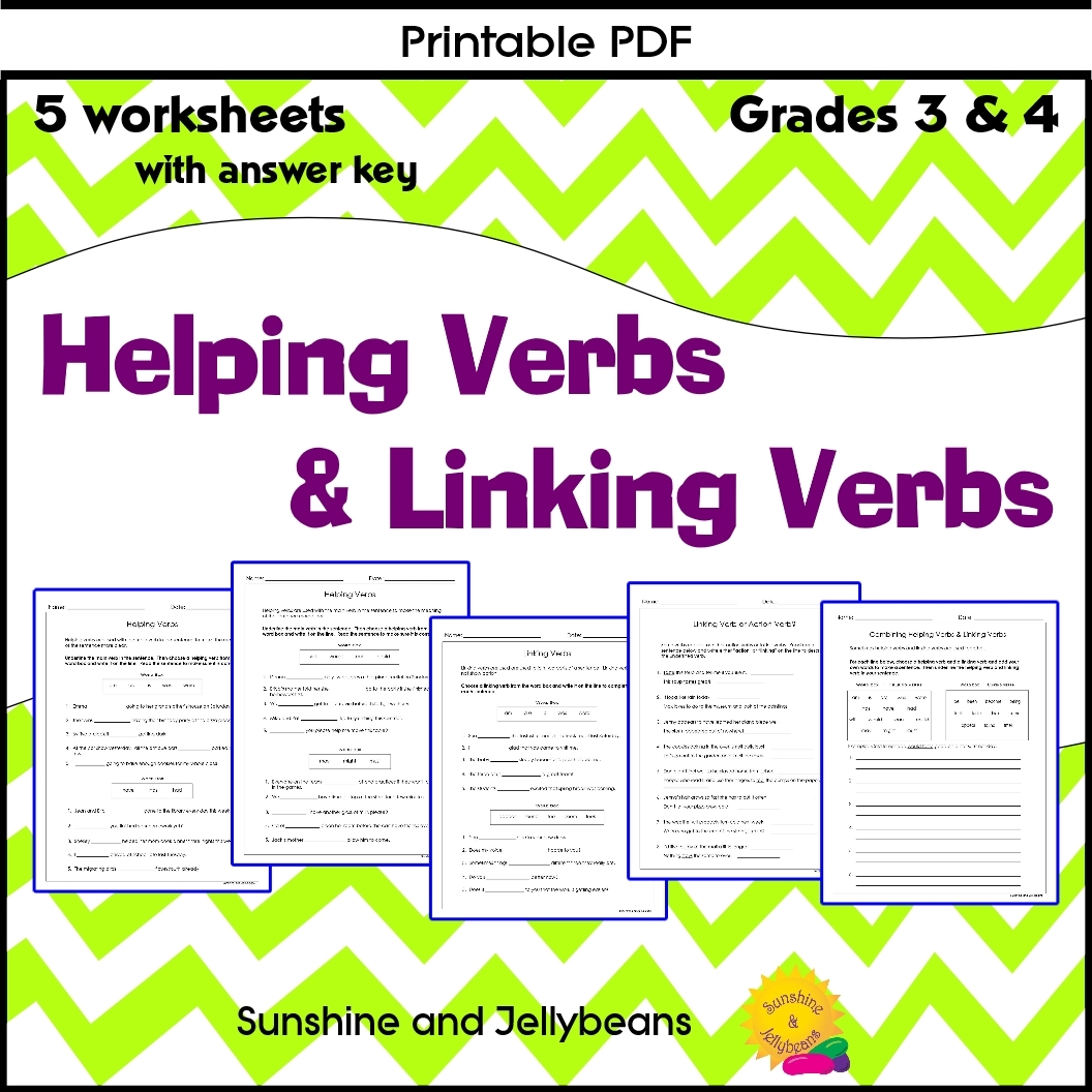 Free Printable Helping Verbs Worksheets Free Printable Helping Verbs Worksheets