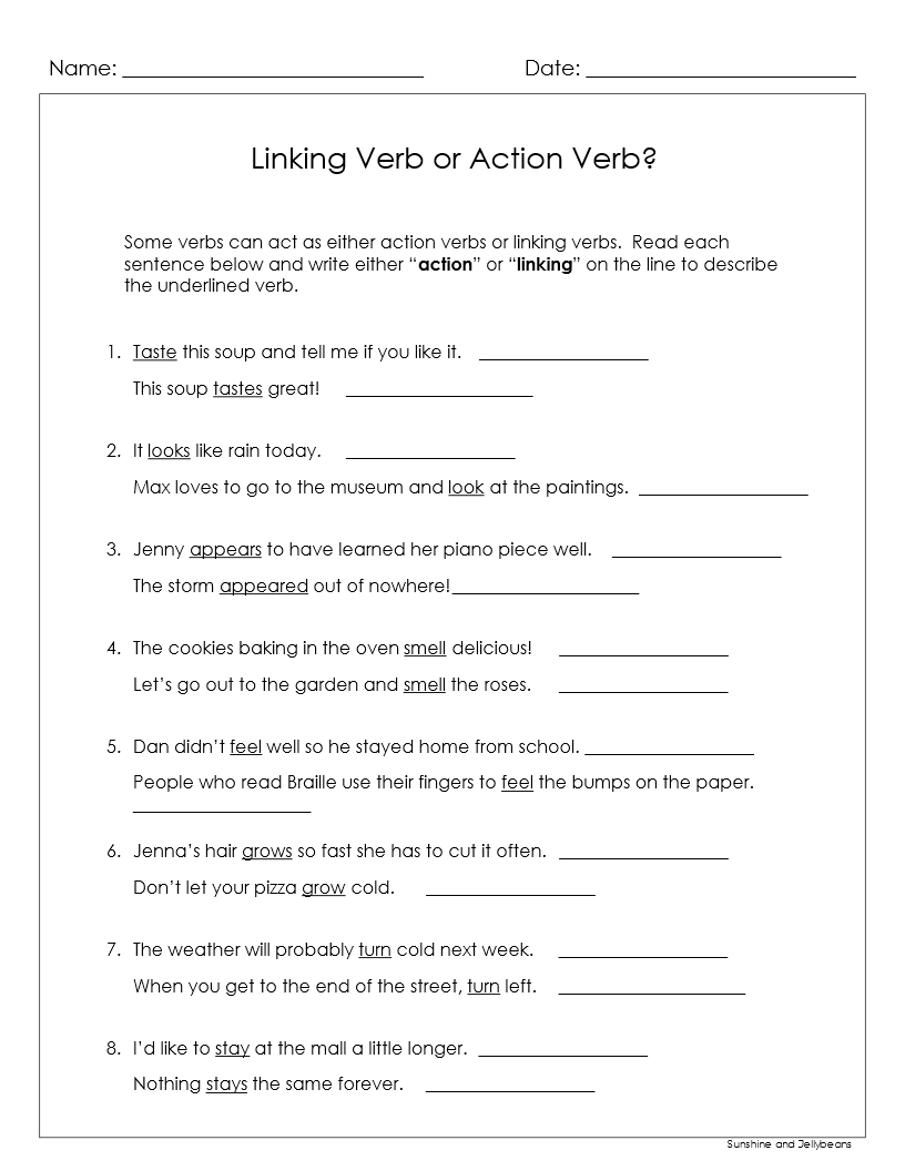 Linking Verbs And Helping Verbs 5 Worksheets U0026 Answer Key Linking Verbs And Helping Verbs 5 Worksheets U0026 Answer Key