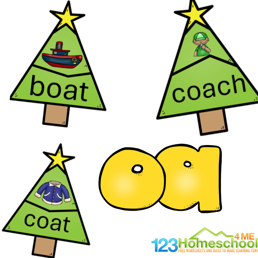 Long O Sound Christmas Vowel Team Activity For Kindergarten Long O Sound Christmas Vowel Team Activity For Kindergarten
