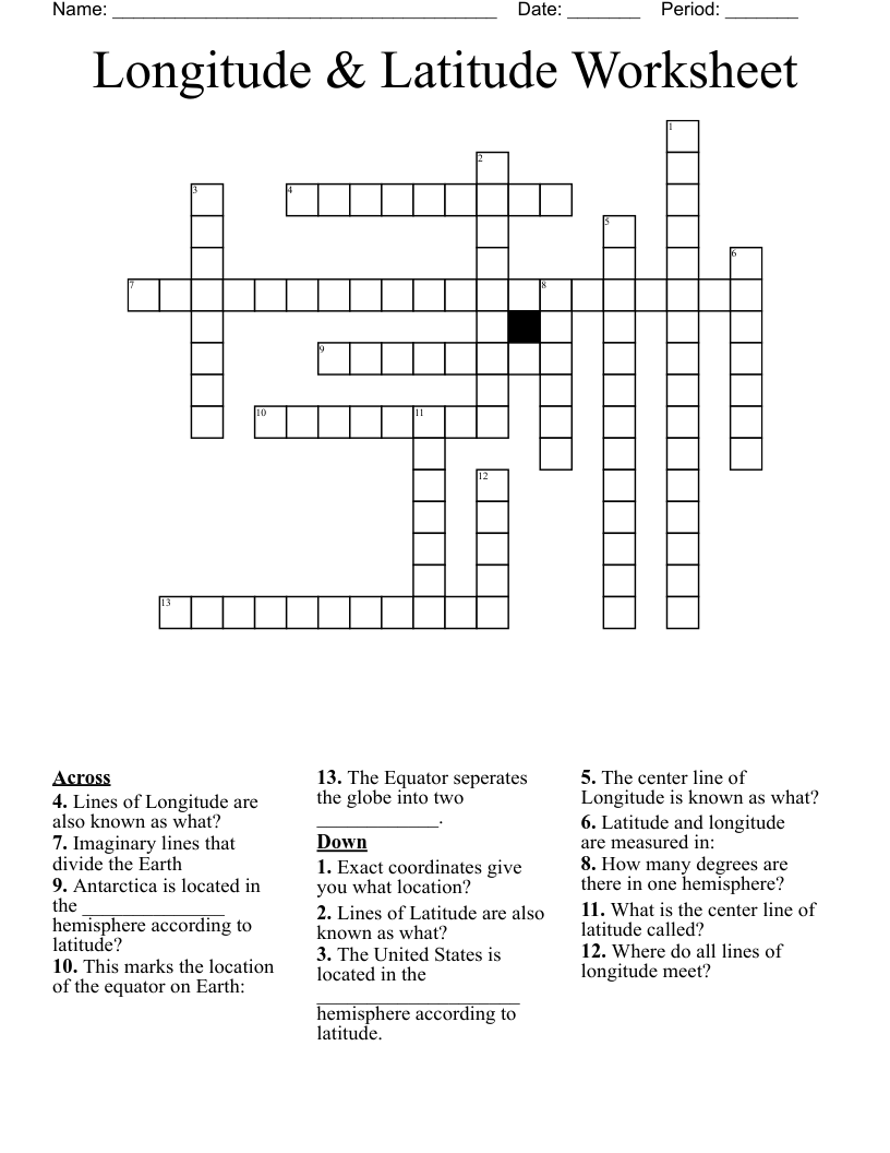 Longitude And Latitude Printable Worksheets Longitude And Latitude Printable Worksheets