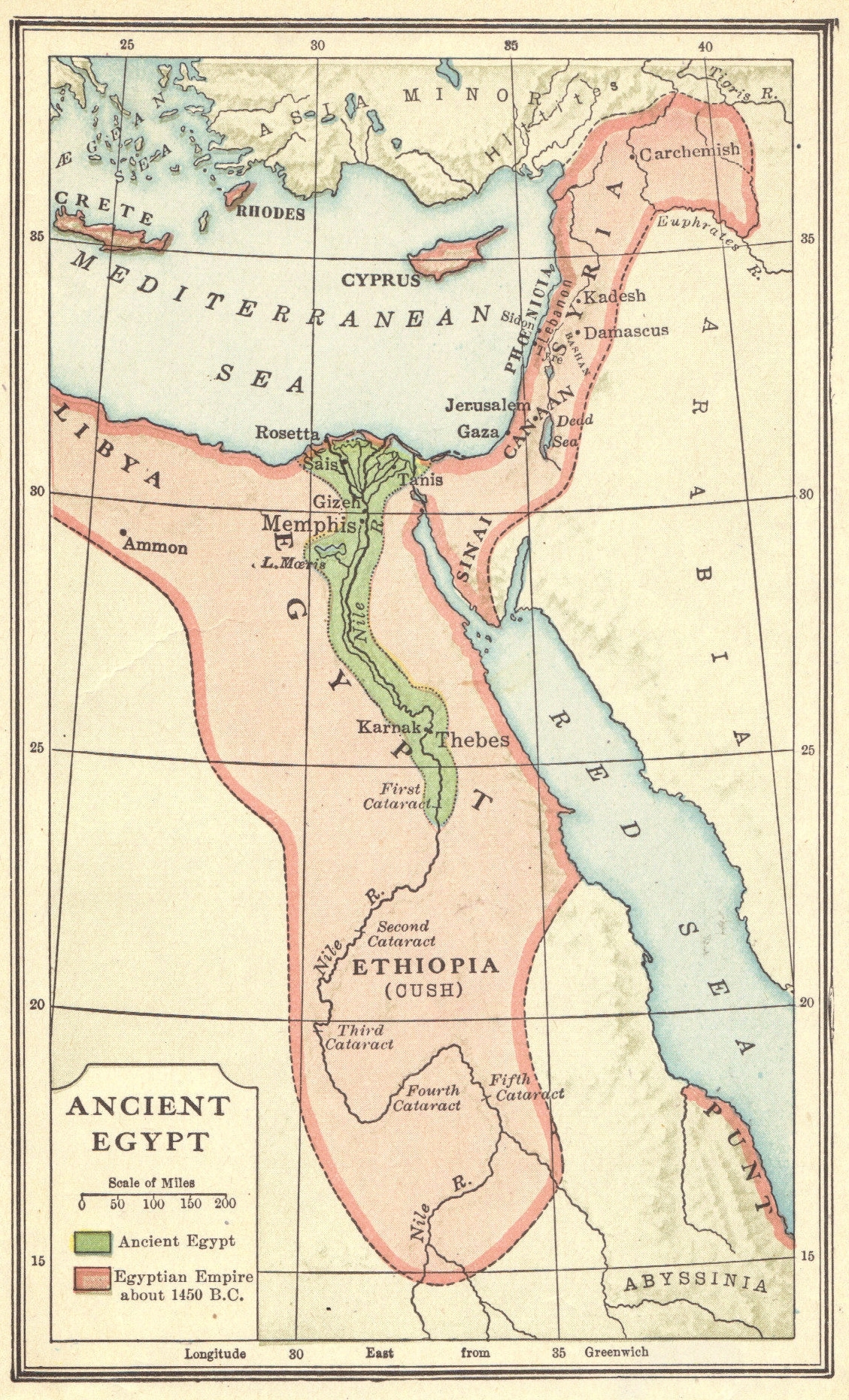 Map Of Ancient Egypt Student Handouts Map Of Ancient Egypt Student Handouts