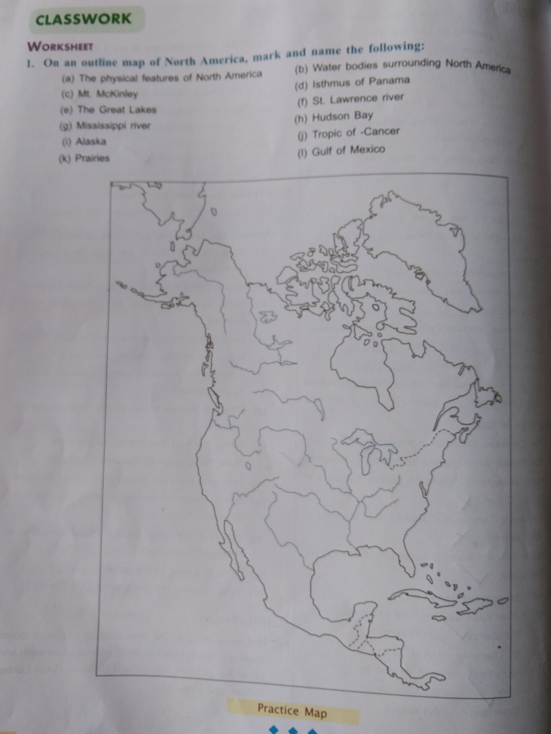 Map Of North America Geography Notes Teachmint Worksheets Library Map Of North America Geography Notes Teachmint Worksheets Library