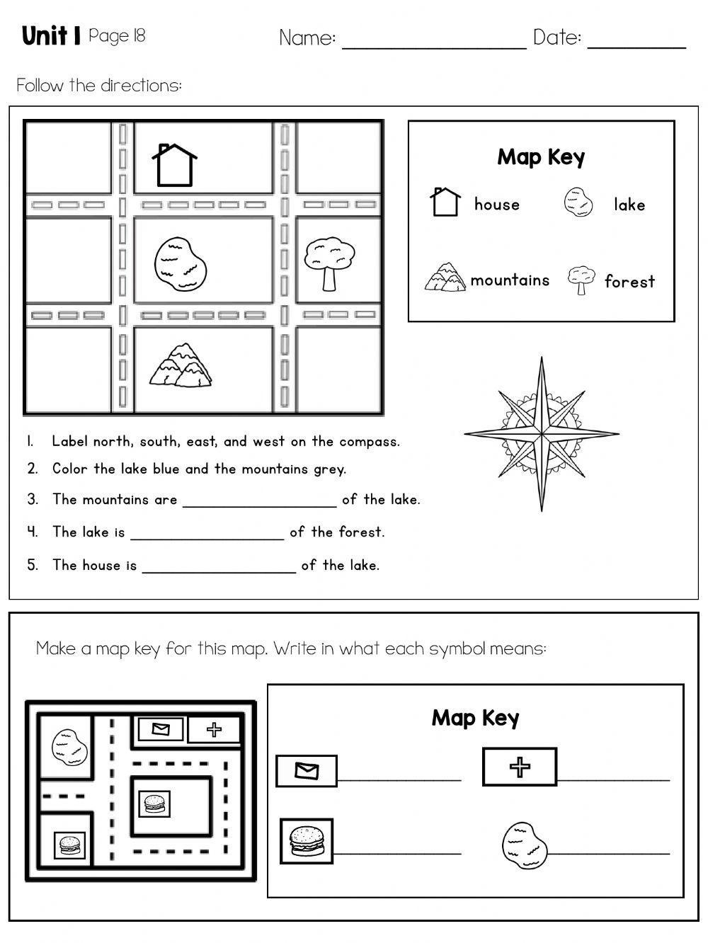 Map Skills Part 2 Cindy L Sager Live Worksheets Worksheets 