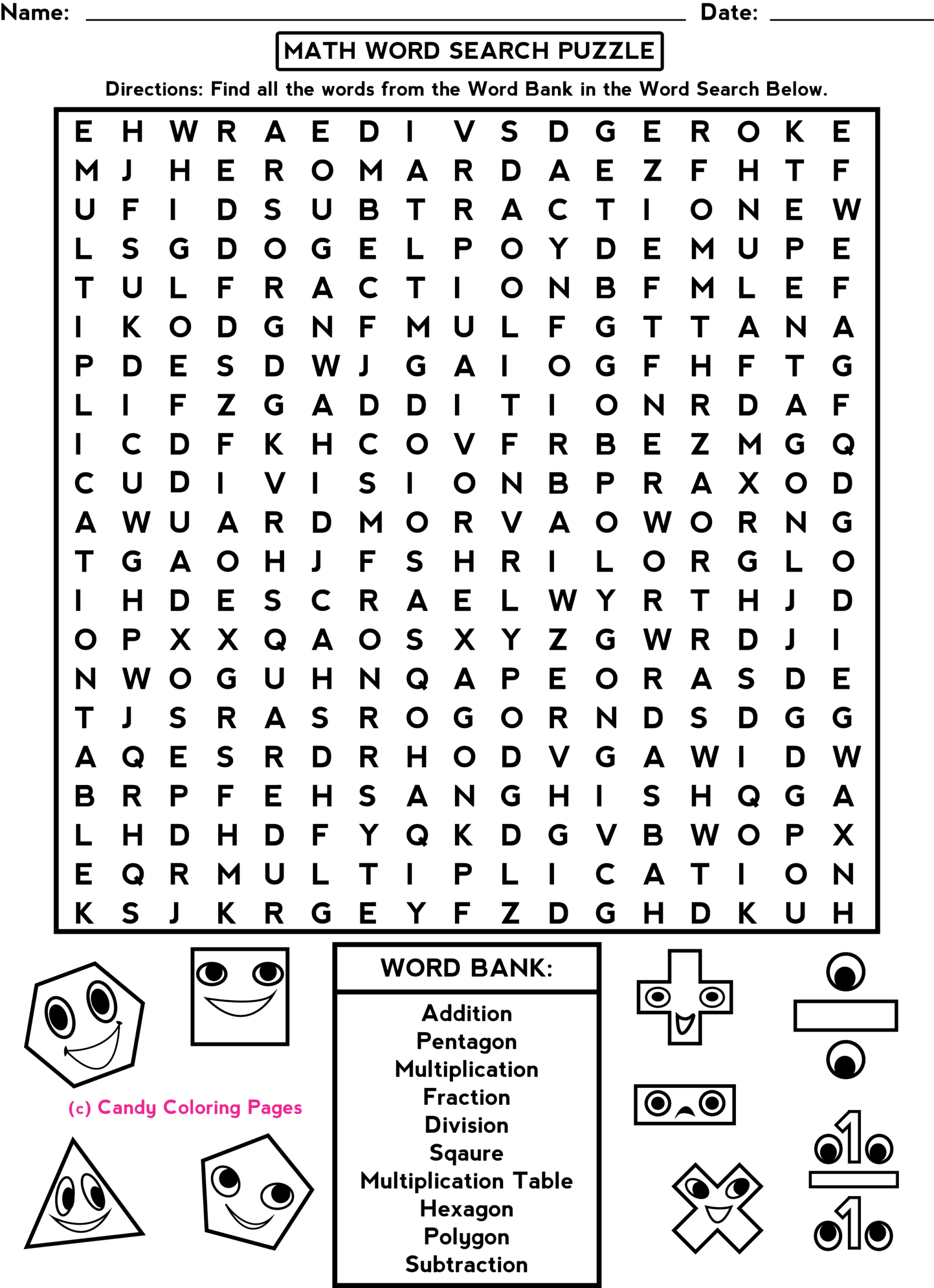 Math Puzzles Penny Candy Math Worksheets Worksheets Library Math Puzzles Penny Candy Math Worksheets Worksheets Library