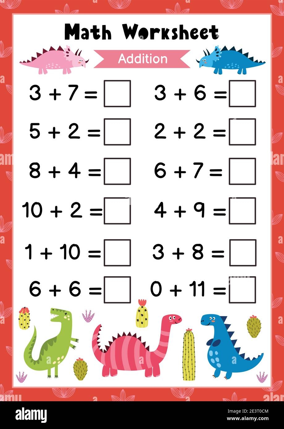 Math Worksheet Hi res Stock Photography And Images Alamy Math Worksheet Hi res Stock Photography And Images Alamy