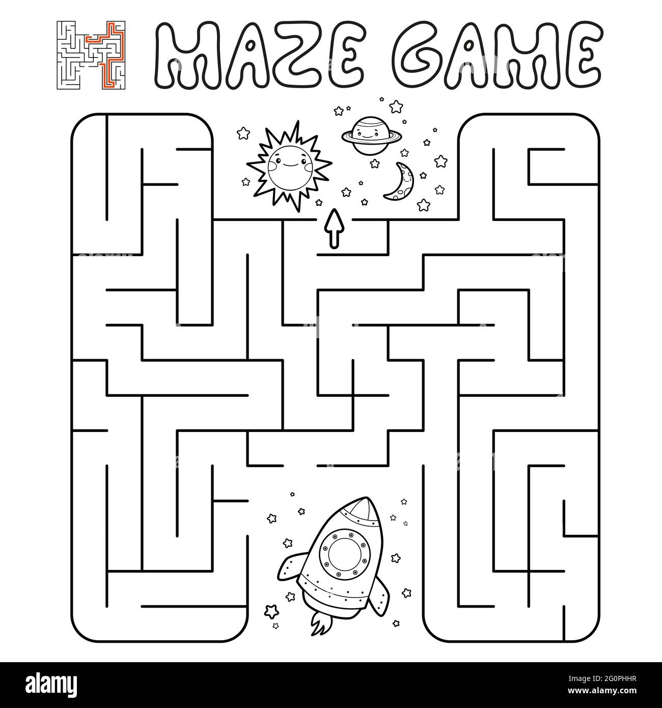 Maze Puzzle Game For Children Outline Maze Or Labyrinth Game With Rocket Vector Illustrations Stock Vector Image U0026 Art Alamy Maze Puzzle Game For Children Outline Maze Or Labyrinth Game With Rocket Vector Illustrations Stock Vector Image U0026 Art Alamy