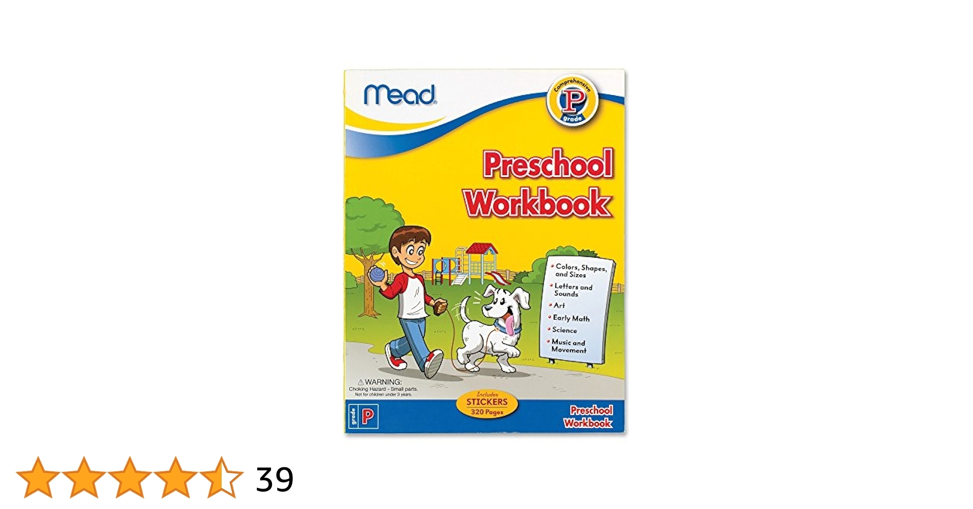Mead Preschool Workbook 10 7 8 X 8 3 8 Inches 320 Pages 48054 