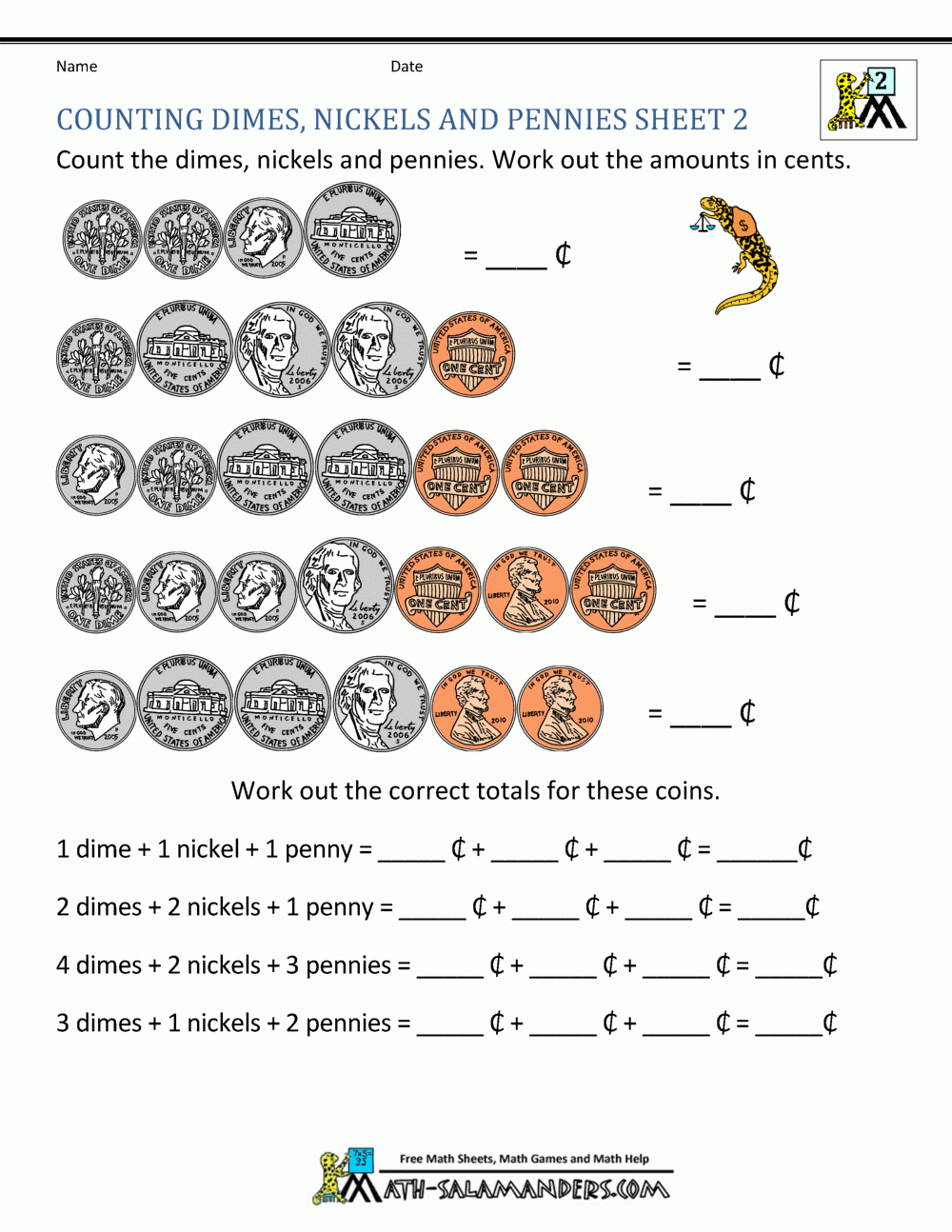 Math Worksheets Free For 2nd Grade