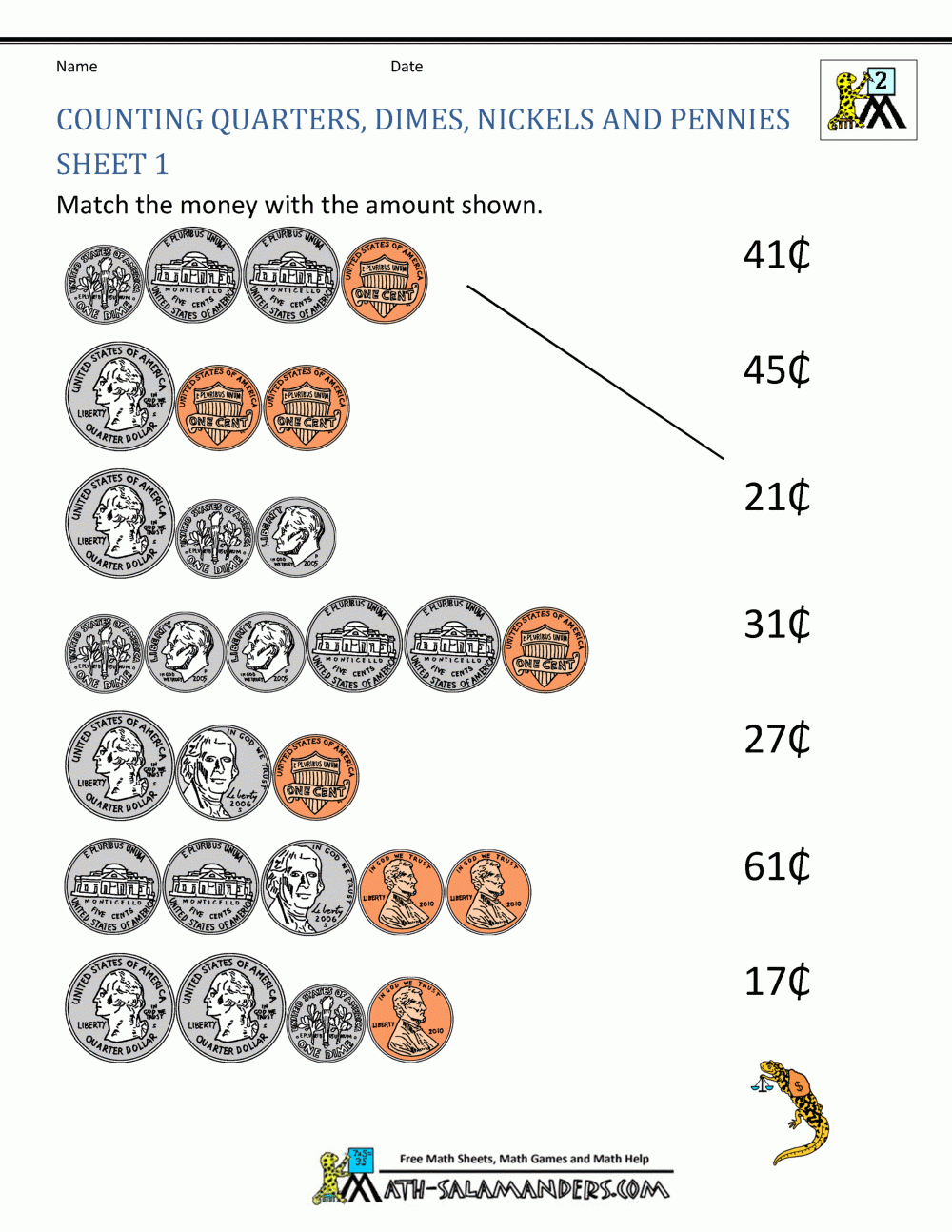 Free Printable Coin Worksheets 2nd Grade Free Printable Coin Worksheets 2nd Grade